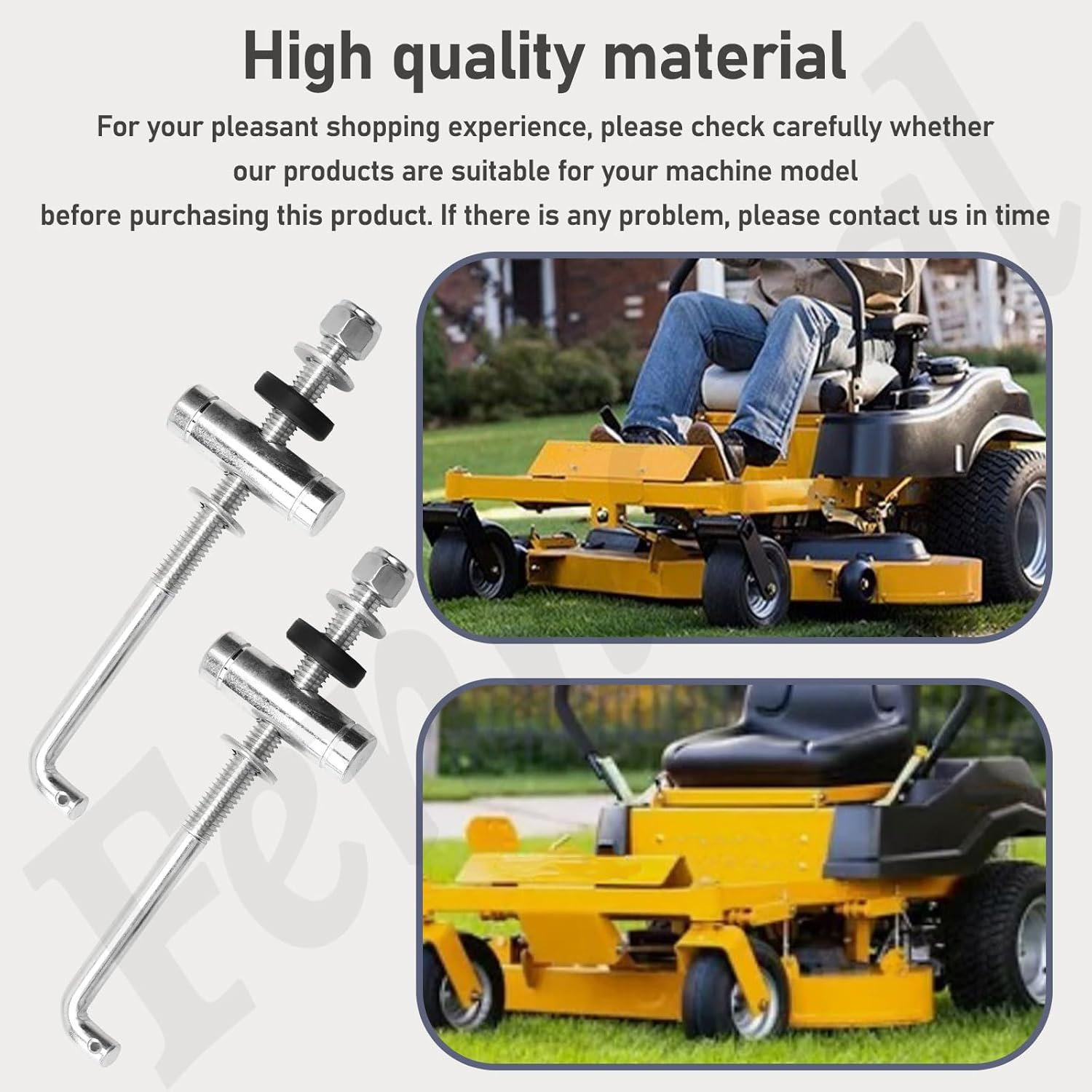 607912 Deck Lift Link Replacement Kit Compatible with Hustler Raptor Zero Raptor X, Raptor Xd Used on Older Raptor Sd 607093, 605114, 767954, 086660 Zero Turn Mowers image number 5