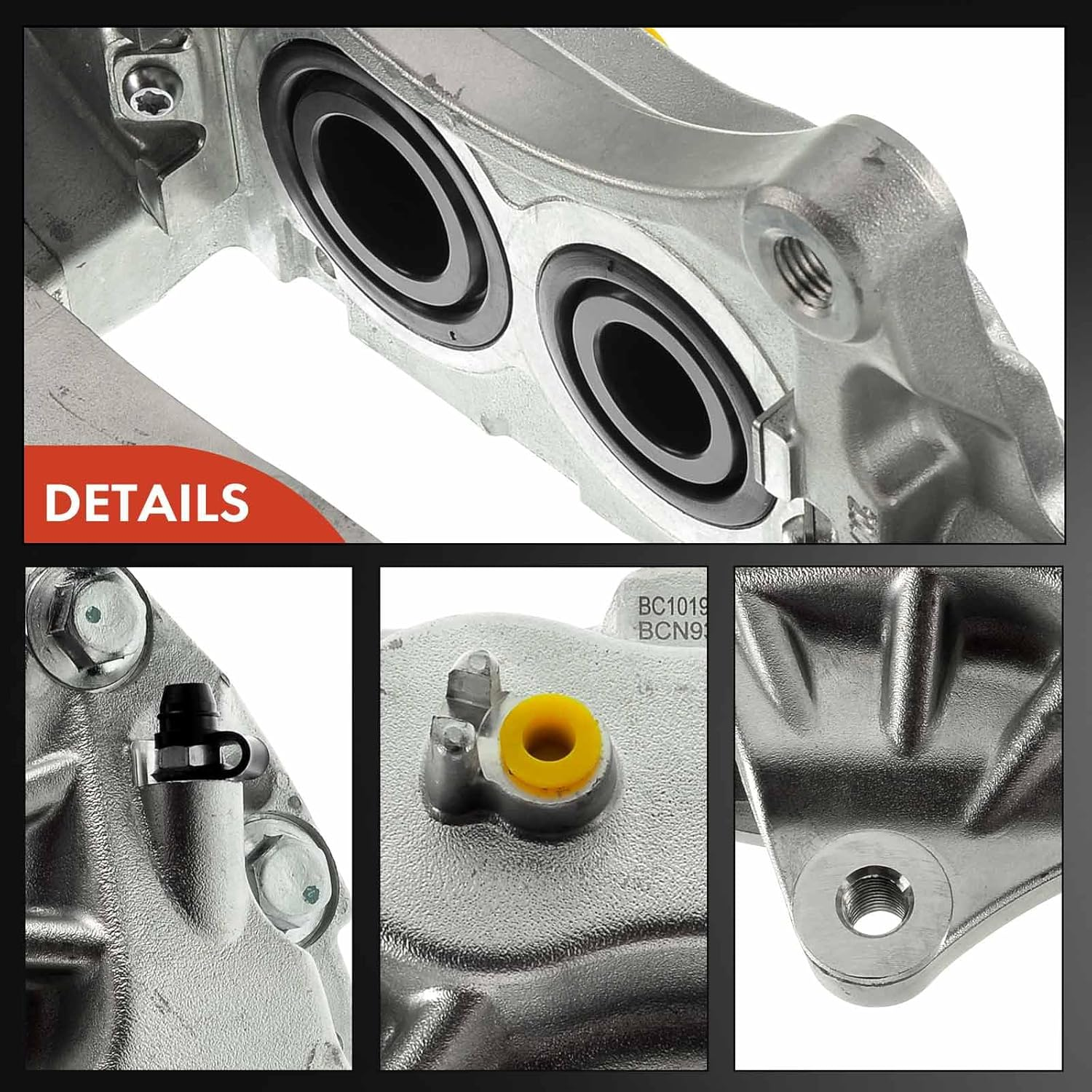 A-Premium Disc Brake Caliper Assembly Compatible with Select Subaru Models - Impreza 2004 2005 2006 2007 2.5L Sedan - Front Right Passenger Side image number 5