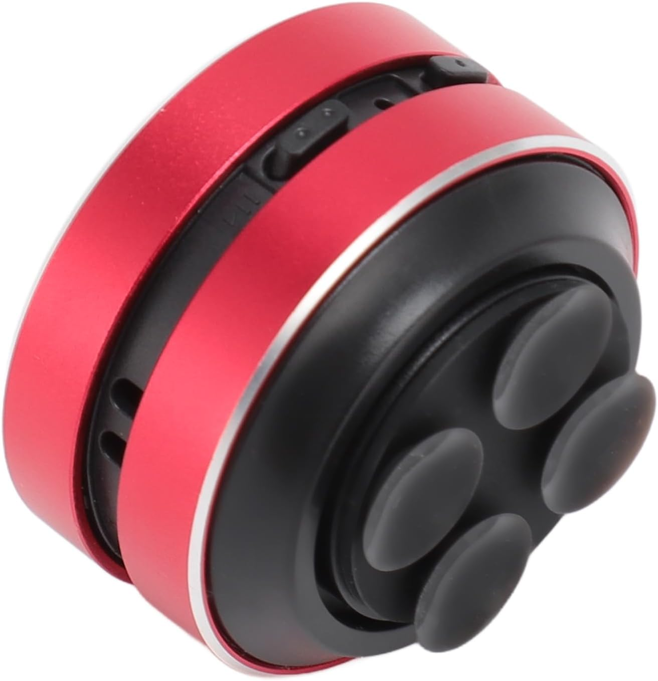 Dpofirs Wireless Bone Conduction Speaker, Bluetooth Mini Speaker Bone Conduction Portable Wireless Speakers for Home, Outdoor, Travel, and Party Use, with Suction Cup (Red)