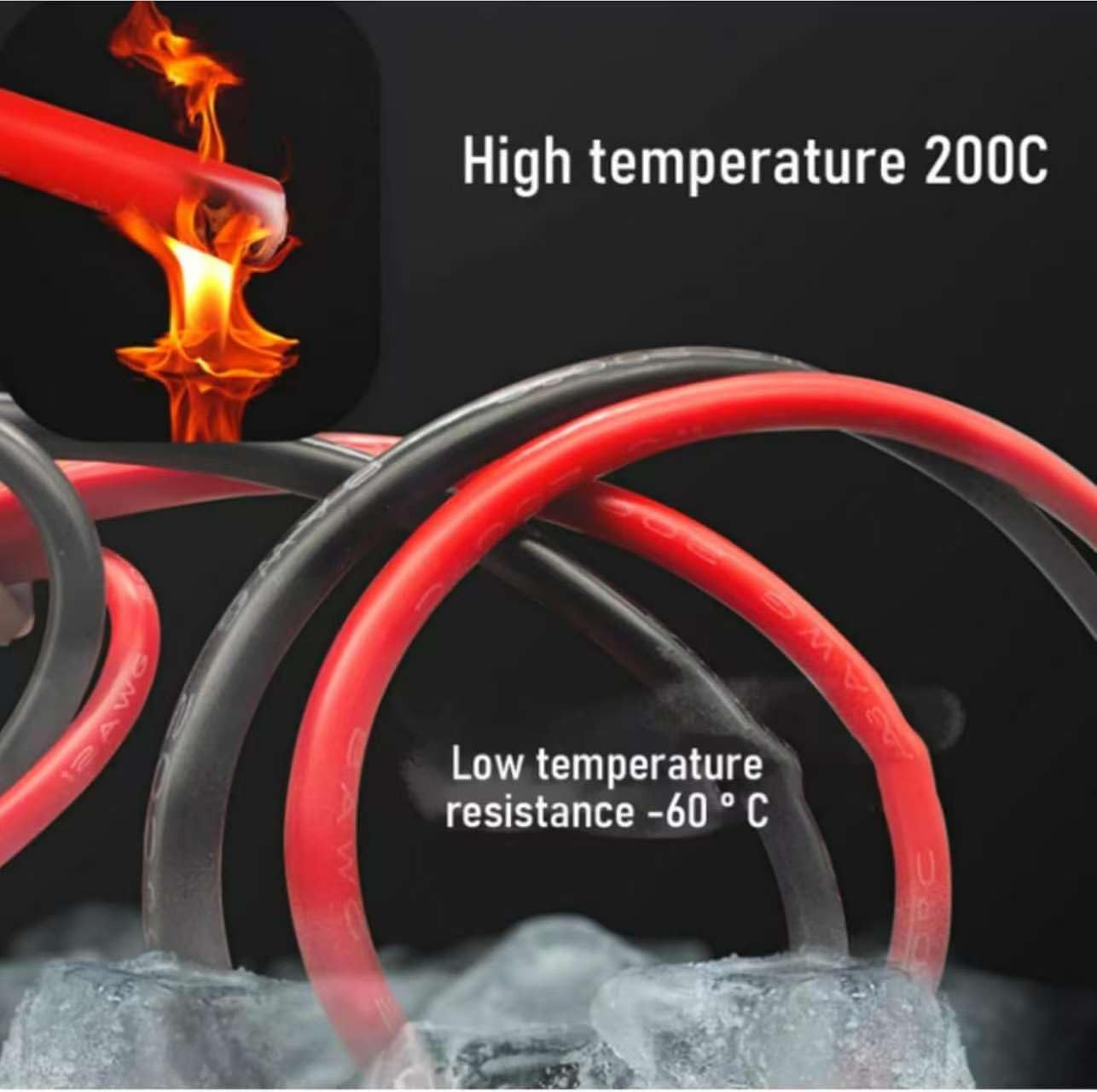 2 &times; 50 a Anderson Plug Cable with 30 Cm Twin 10 AWG B&S Lead & 50 a Inline Fuse &ndash; Pre-Wired, Weatherproof, High-Conductivity, for Battery, Solar, RV & DC-DC Applications (30Cm 50A 2) image number 1