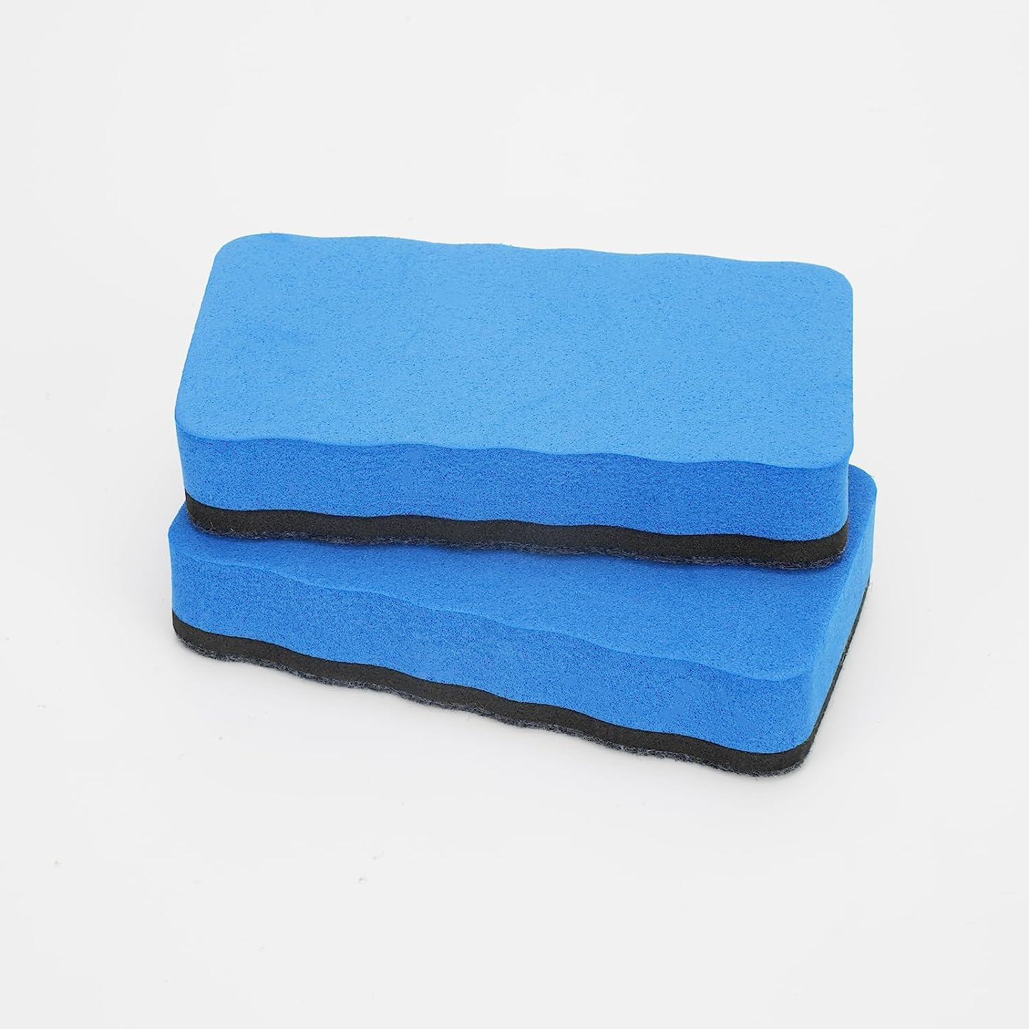 Magnetic Whiteboard Eraser, 10 Pcs Dry Eraser with Thick Felt Pad, Dry Erase Whiteboard Cleaner for Students Home Office (5 Colours)