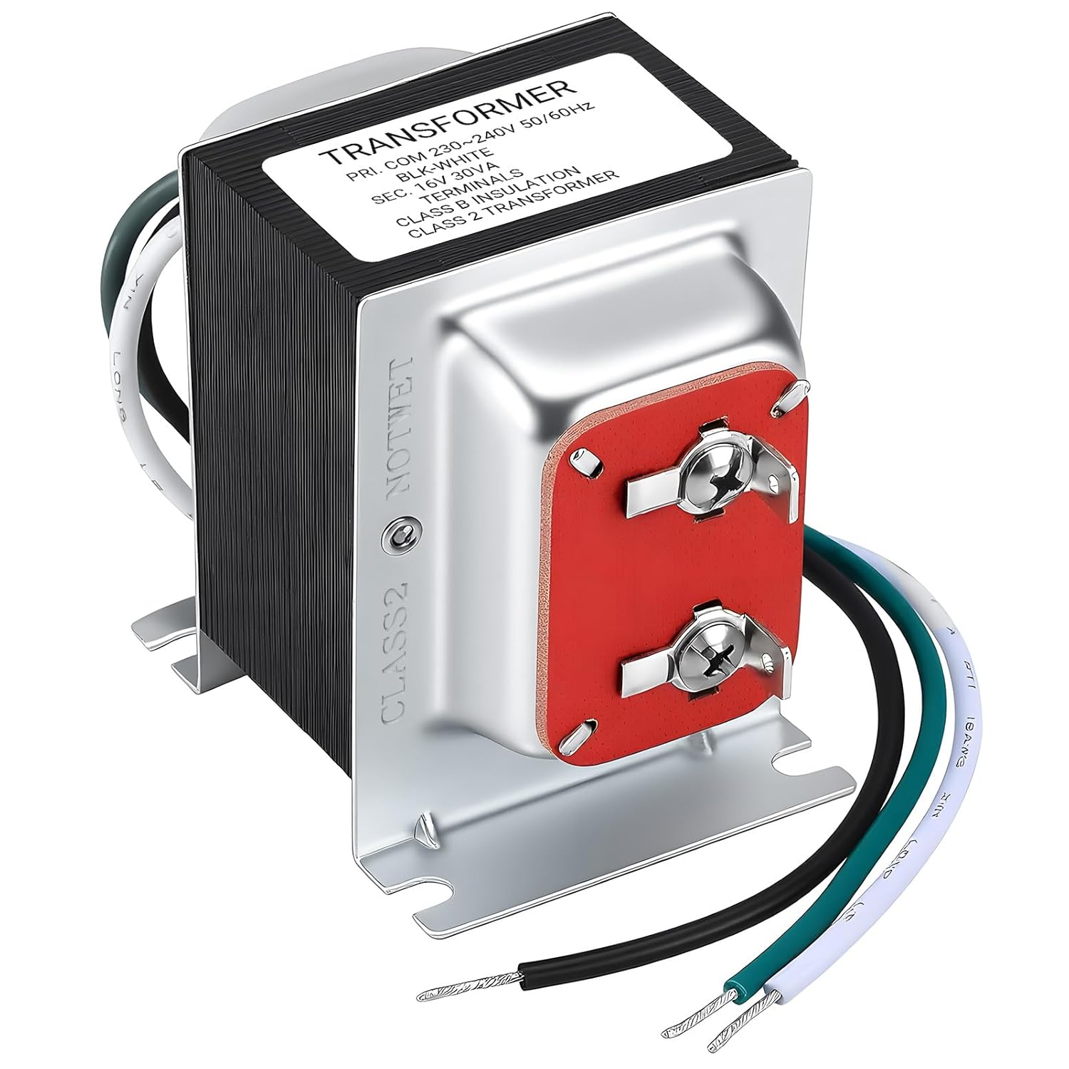 IXTRA 20V 40VA Doorbell Transformer - Compatible with Ring, Nest Hello, Google Doorbell, Eufy, Arlo Video Doorbell & Hardwired Door Chimes - Low Voltage Power Supply for Smart/Wired Doorbells image number 1