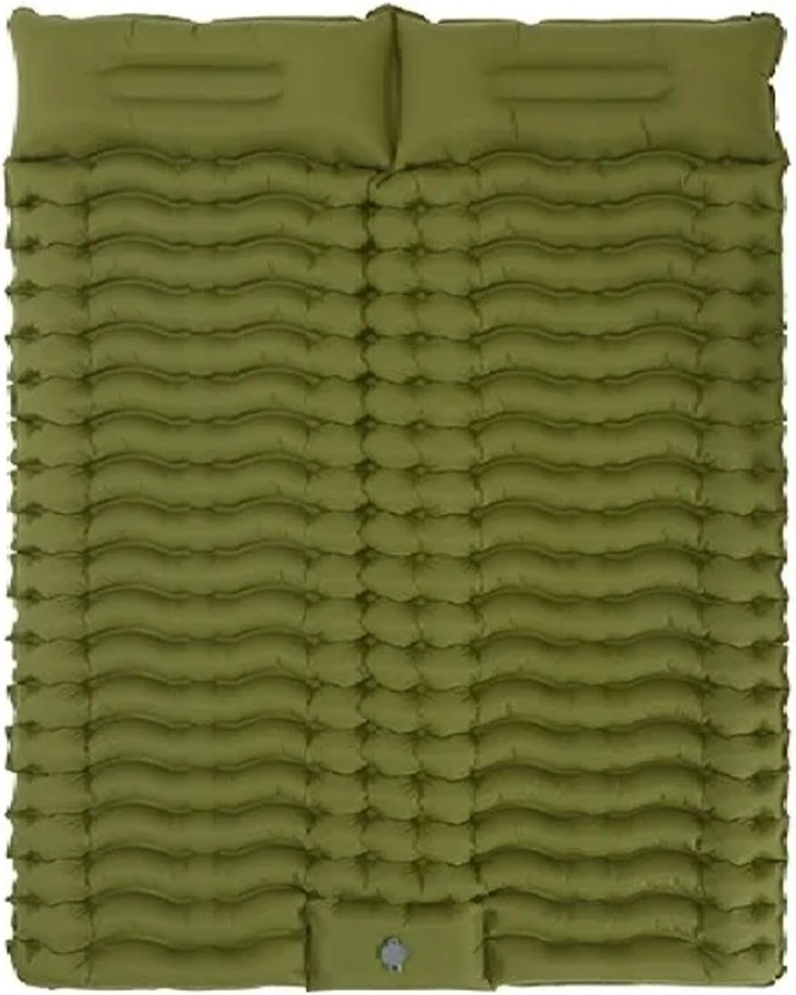Double Sleeping Pad, Ultra-Thick Self Inflating 2 Person with Pillow Built-In Foot Pump Camping Sleeping Mat for Backpacking, Hiking, Traveling, Tent, Portable Camping Mat image number 4