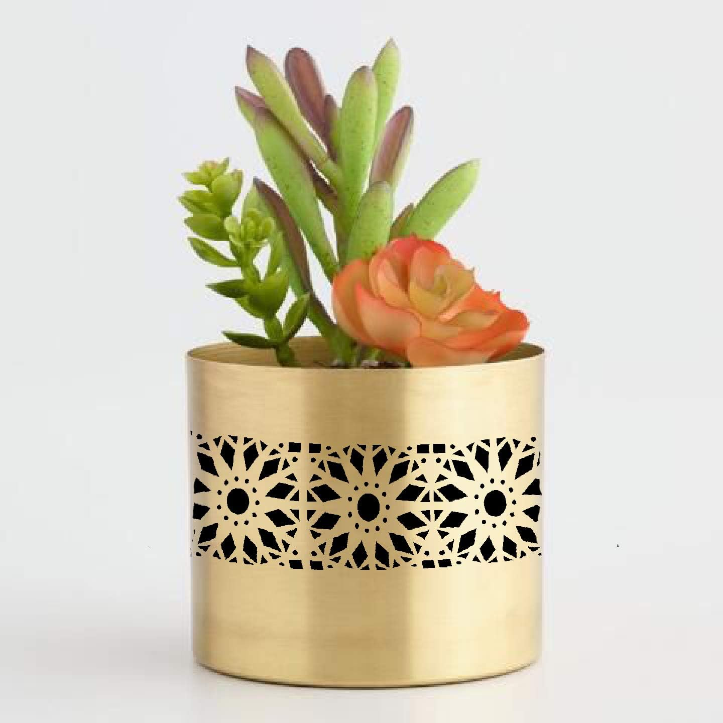 Craftreat Rangoli Stencils for Painting on Canvas, Wallart, Bullet Journal Notebook and Scrapbook - Mandala Border Stencils - 3"X12" Moroccan Indian Stencils - Reusable Stencil Arts & Crafts Supplies image number 3