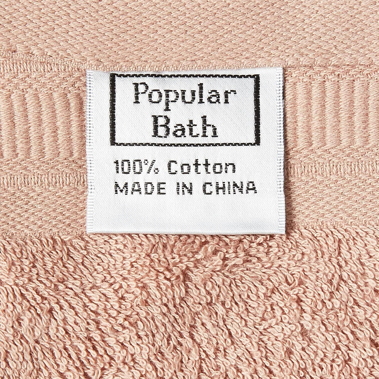 Popular Bath Sinatra Bath Towel Set, Blush image number 6