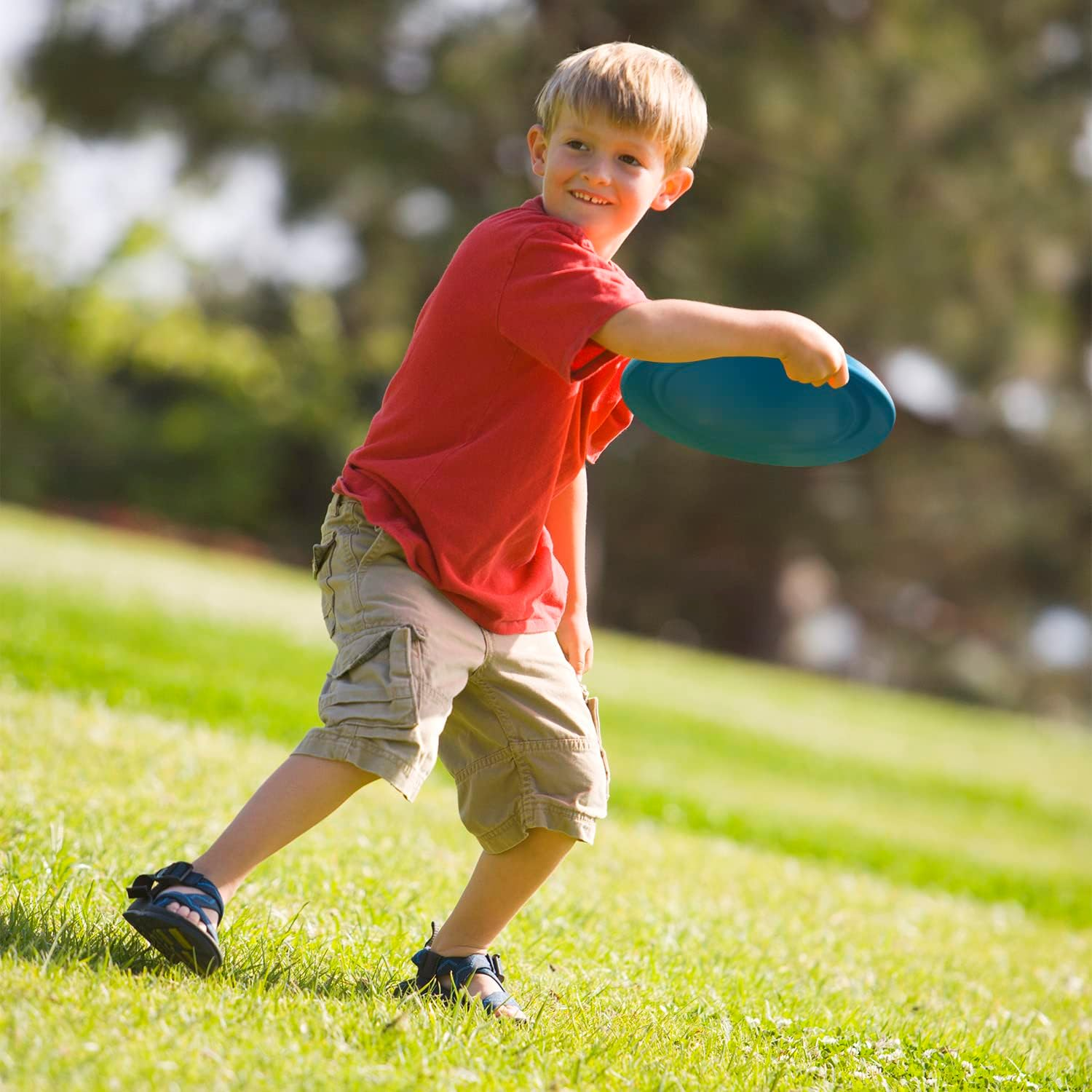 Rangs Japan Soft Sports Disc 240, Blue - Red image number 4