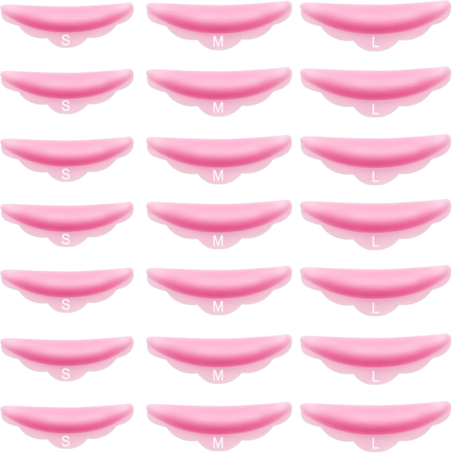 Hicarer 48 Pieces Lash Lift Rods Silicone Eyelash Pads Raise Eyelashes Perming Curler Rods (Small, Medium, Large), Silicone Lash Lift Shields for Eye Supplies Makeup Tool(Blue)