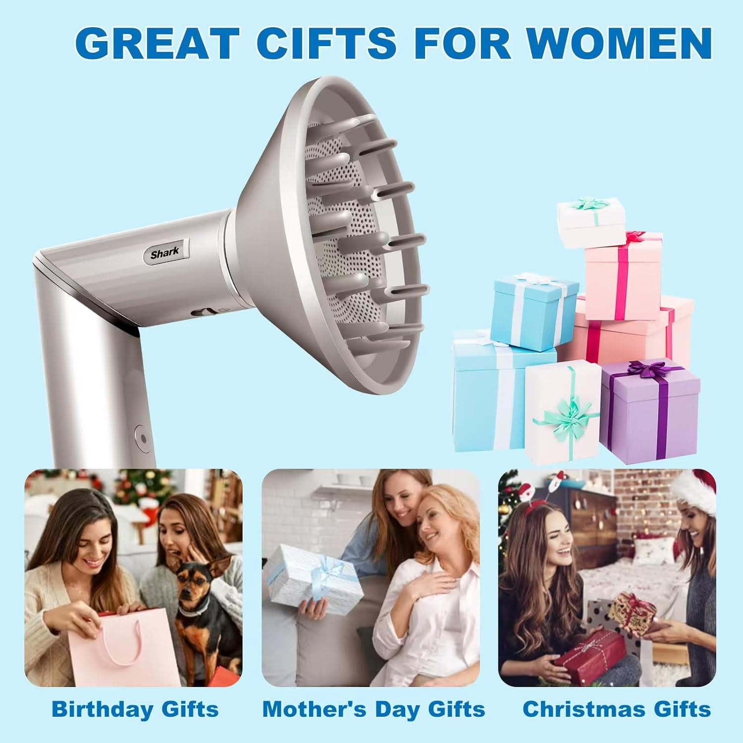 GENCAM Flexstyle Diffuser for Shark HD430, Attachment for Shark Flexstyle Styling Tool image number 2