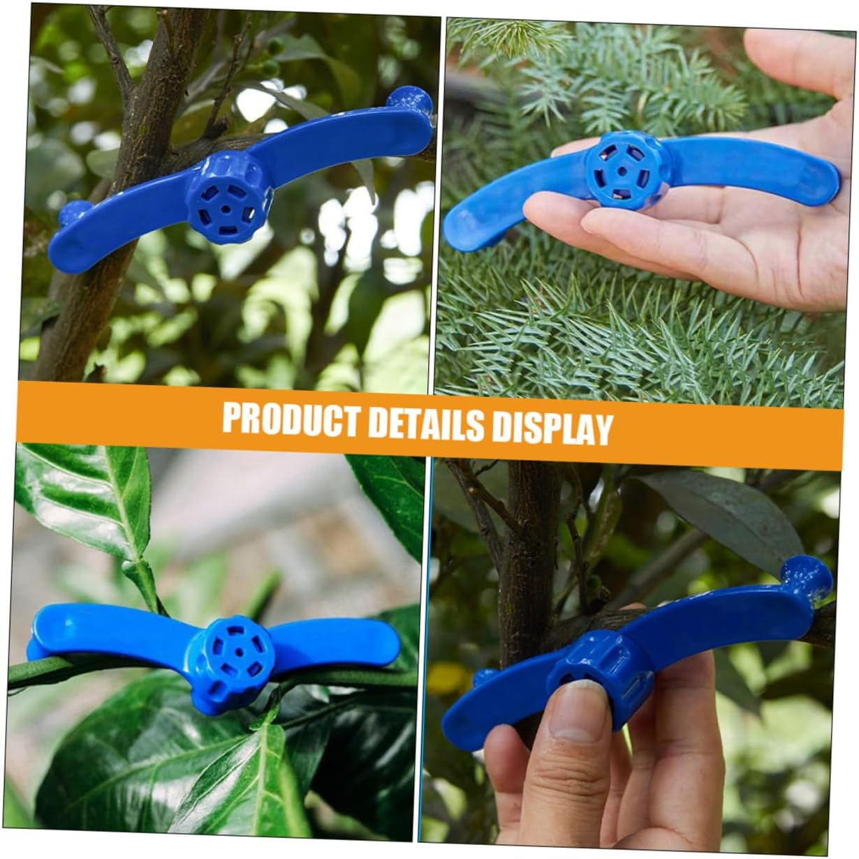 Parliky 6Pcs Fruit Tree Bender Clips Strong Plant Branches Clips for Gardening Tree Supports Reusable Plant Bending Clamp image number 4