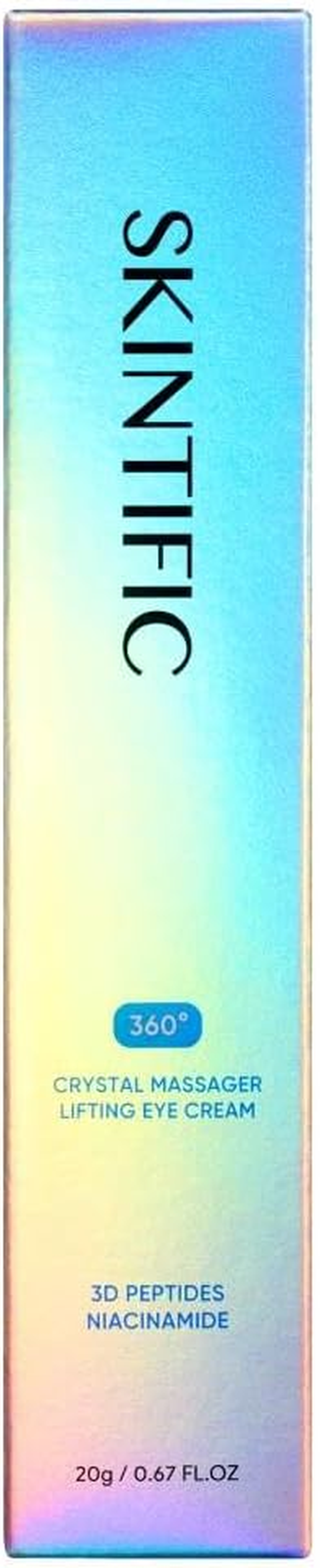 Skintific 360 Crystal Massaging Eye Cream 20Gram (To Reduces Fine Lines, Wrinkles, Puffiness & Dark Circles) image number 2