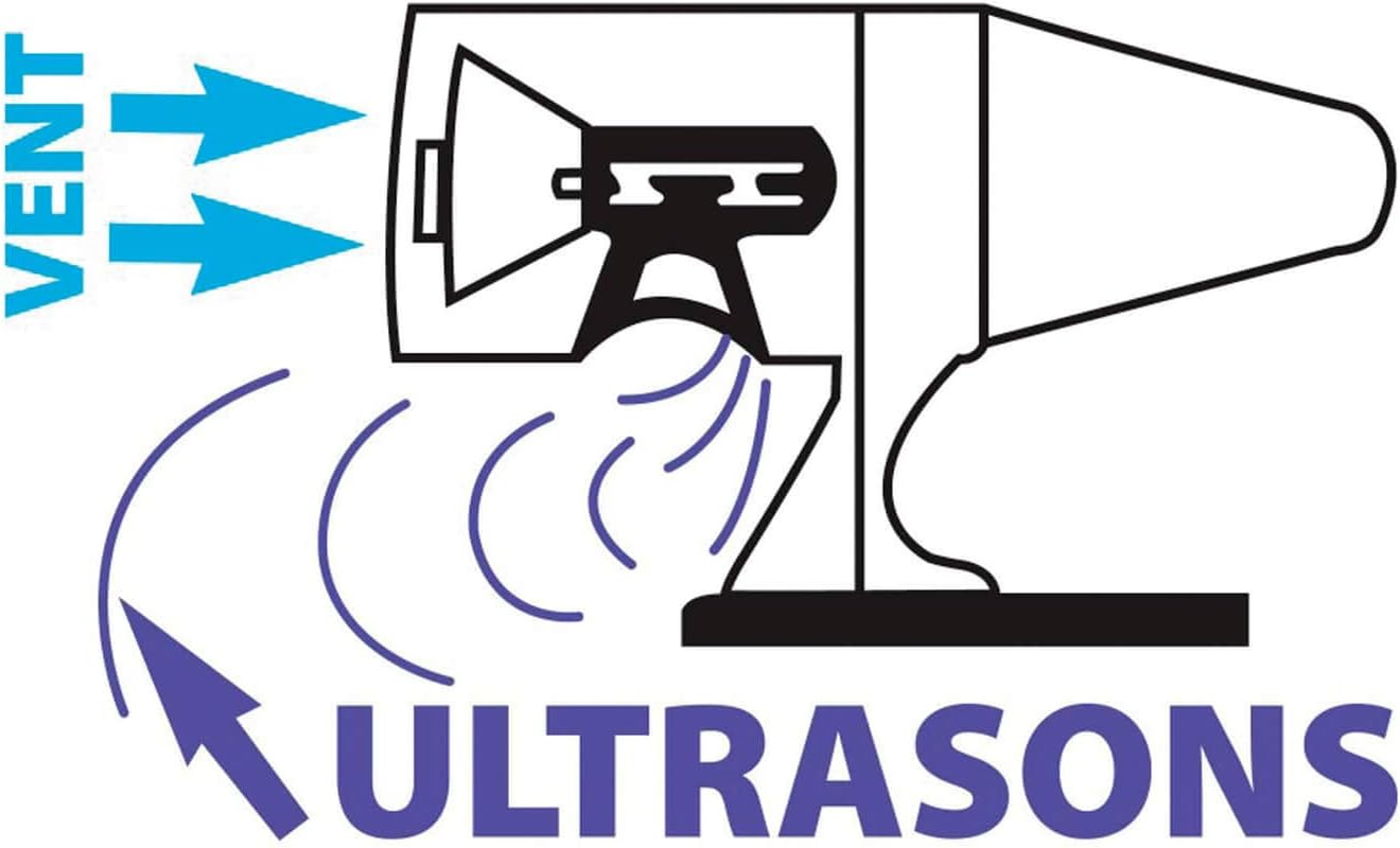 Black Air Powered Ultrasonic anti Game Animal Car Device Deer Boar Self Adhesive image number 2