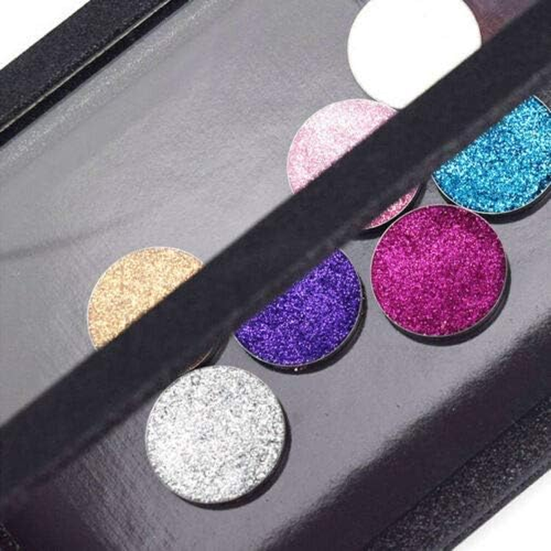 Magnetic Eyeshadow Makeup Palette Black Large Blush Powder Makeup Organizer Empty Eyeshadow Tray Holder Cosmetics Box for DIY image number 1