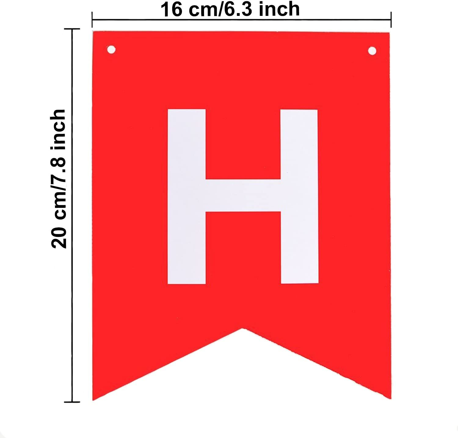 AMEITECH Birthday Party Decorations Favors, Happy Birthday Decoration Banner with 6 Pack Honeycomb Balls and One Rainbow Paper Garland, Party Supplies image number 2