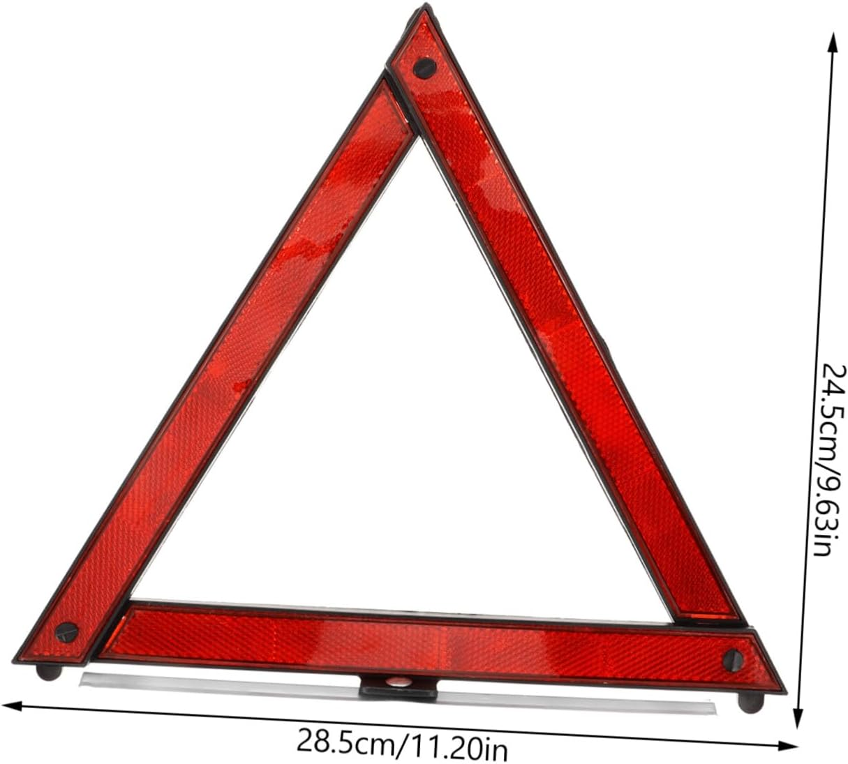 NOLITOY 3Pcs Car Safety Triangles Reflective Roadside Warning Triangles Foldable Traffic Emergency Reflectors for Vehicle Breakdown and Road Safety image number 3