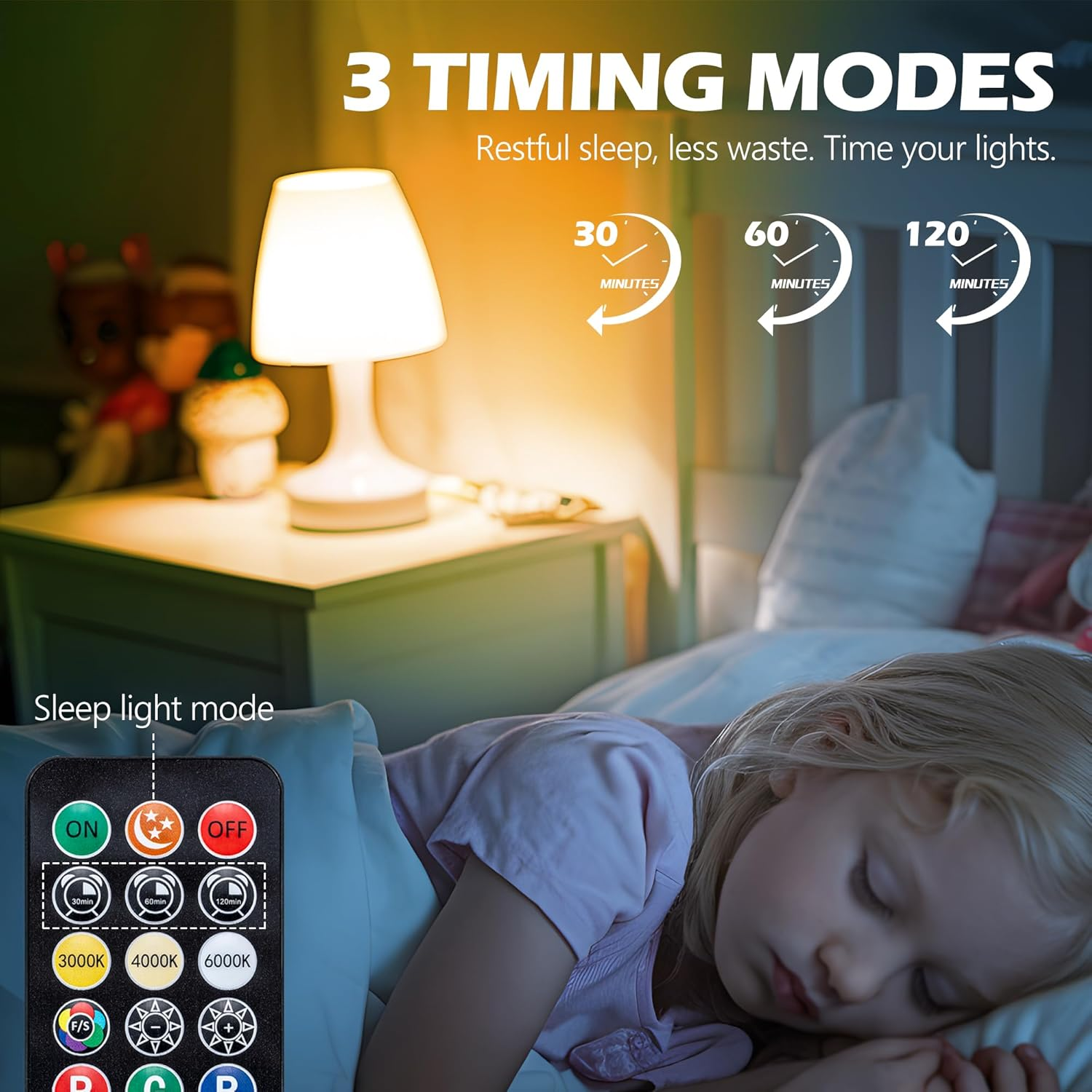 FTL Rechargeable Light Bulbs with Remote, E27 RGB LED Colour Changing USB Battery Operated Backup Bulb for Lamps and Sconces, Magnetically Detachable Wireless Non-Hardwired, 2-Pack image number 4