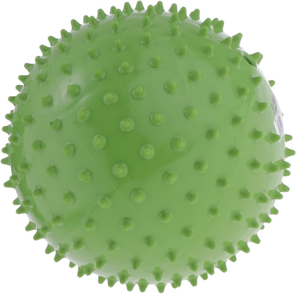 9 Inch Kids Knobby Bouncing Balls Spiky Sensory Ball for Yoga image number 3