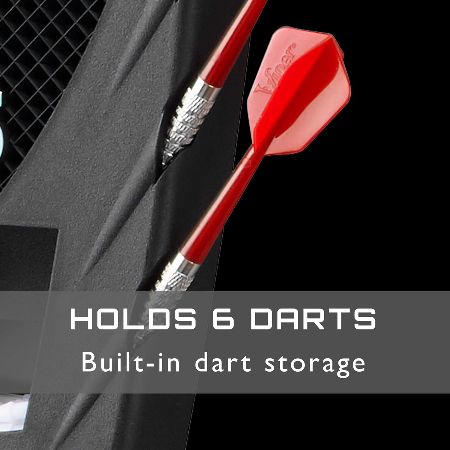 Viper 850 Electronic Dartboard, Ultra Bright Triple Score Display, 50 Games with 470 Scoring Variations, Regulation Size Target-Tested-Tough Segments Made from High Grade Nylon, Includes 6 Darts,Black image number 1