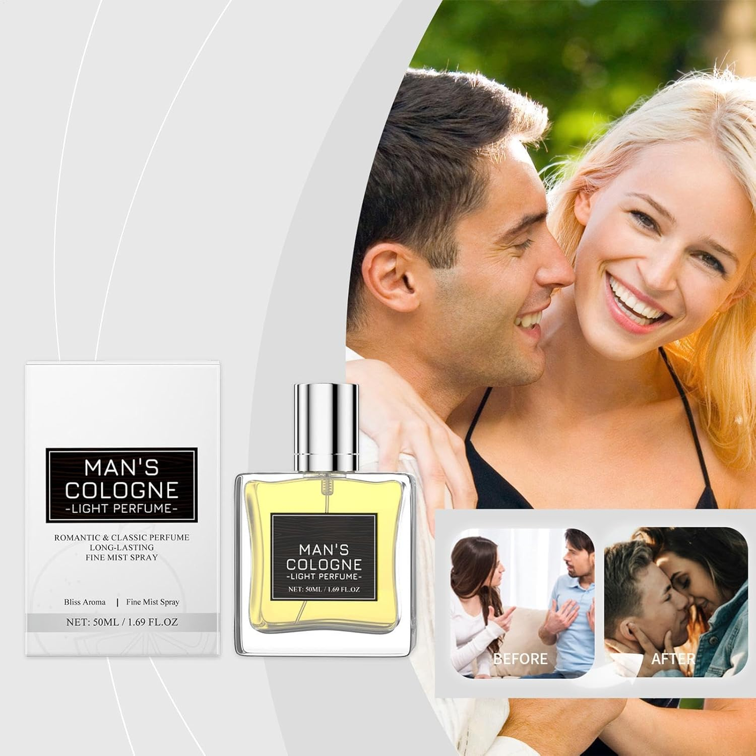 Krmoau Citrus Wood Perfume, Woody Perfume, 50 Ml Perfume Spray with Natural Charm, Woody Citrus Misting Spray, Fragrance Refreshing Body Fragrance, Atmosphere Mist image number 3