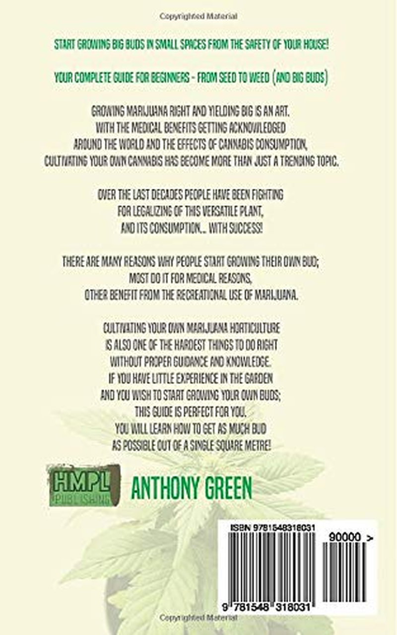 Growing Marijuana for Beginners: Cannabis Growguide - from Seed to Weed