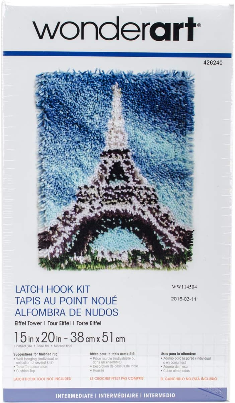 Wonderart Butterfly Moon Latch Hook Kit, 15" X 20" - Butterfly Fantasy image number 5