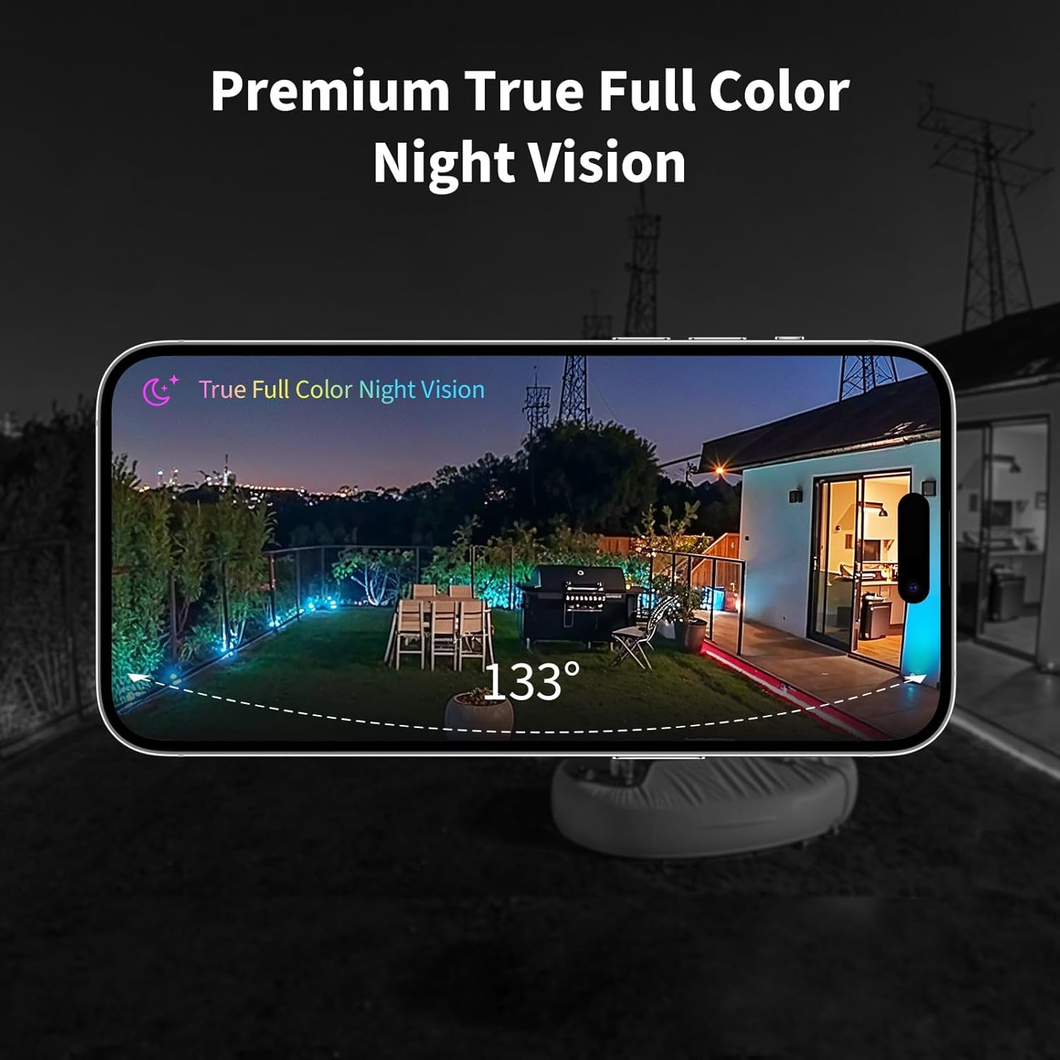 Aqara Security Camera Hub G5 Pro Wifi, Au Version, 2.6K Ultra HD with AI Detection, Full-Color Night Vision, Support Homekit, Alexa, and Google Assistant, Outdoor, Zigbee/Thread/Matter Support, White image number 3