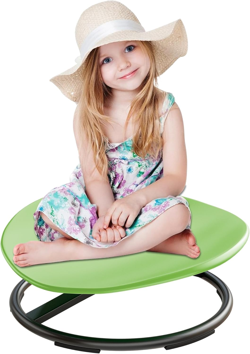 Spinning Chair for Autistic Kids, Autism Sensory Spinning Chair, Kids Sensory Swivel Chair, Toddler Spinning Seat Training Body Coordination and Balance, Upgraded Azure Rounded Shape