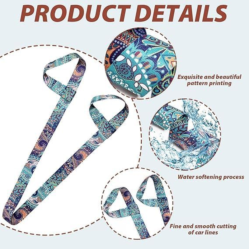 Yoga Mat Carrier Stretching Straps, 2 Pieceyoga Training Strap Mat Carry Belt,Yoga Mat Carry Strap Belts,Colorful Yoga Mat Pad Carrier Straps image number 5