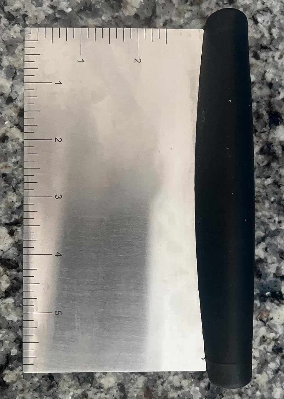 Stainless Steel Scraper & Chopper (3 Pack), Multi-Purpose Good-Grip Bench Scrapers, Kitchen Tool Dough Scraper Food Scraper Chopper, Dough Cutter Bench Knife for Baking and Cooking image number 2