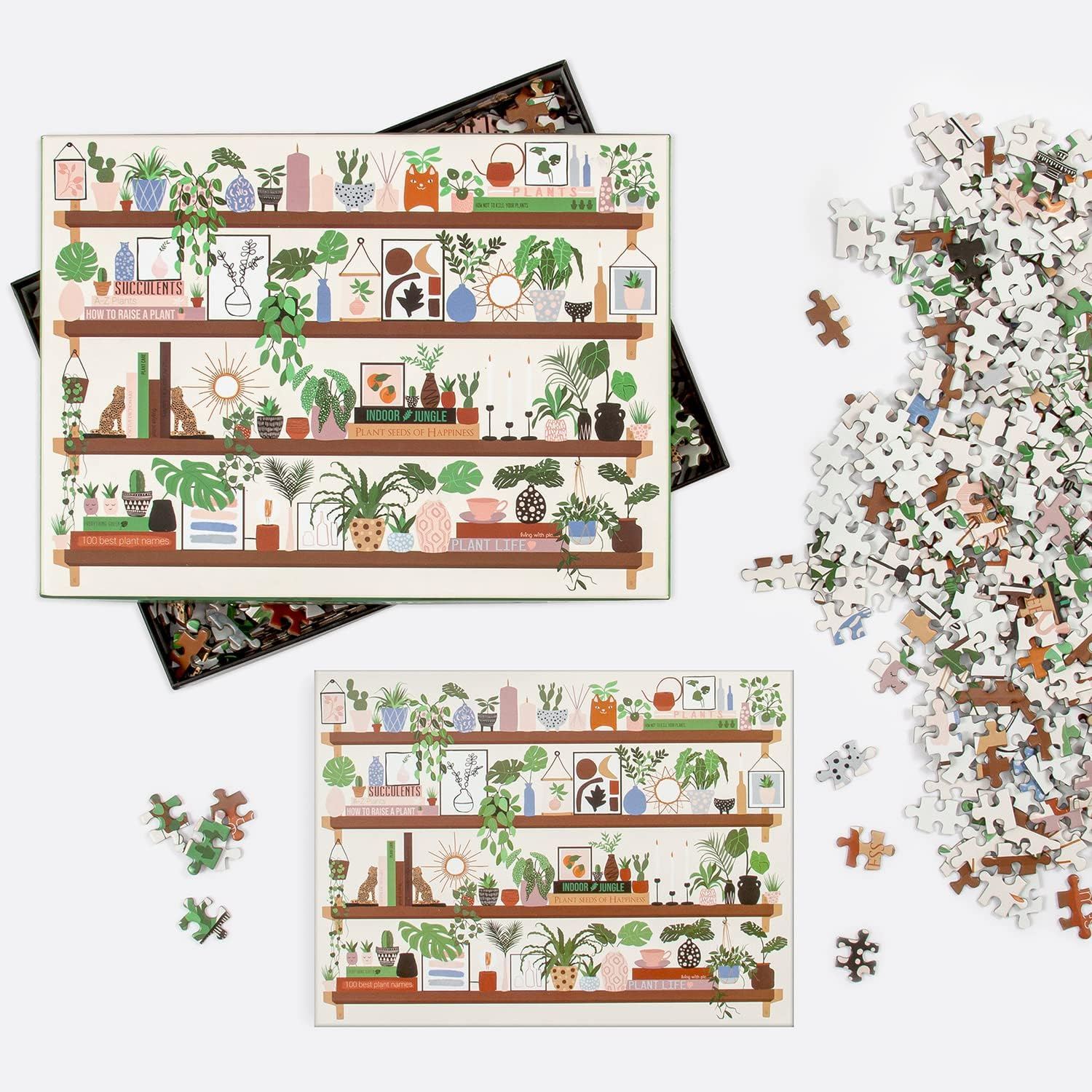 Galison Plant Shelfie 1000-Pieces Jigsaw Puzzle
