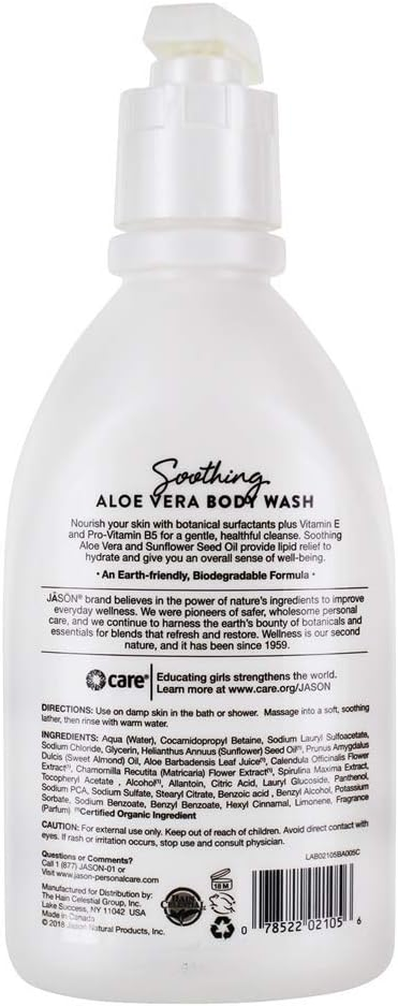 Jason Body Wash Aloe Vera image number 1