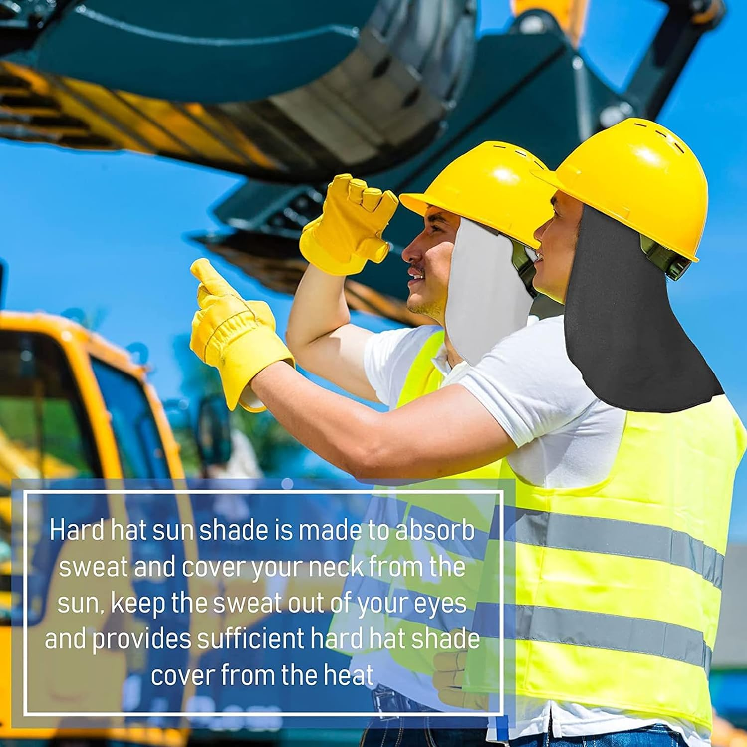 MYTOAU 3 Pieces Helmet Liner with Neck Mask, Cooling Skull Cap Sun Shade Sweat Wicking Protector for Cycling Running Fishing Riding (Black/White/Orange) image number 5