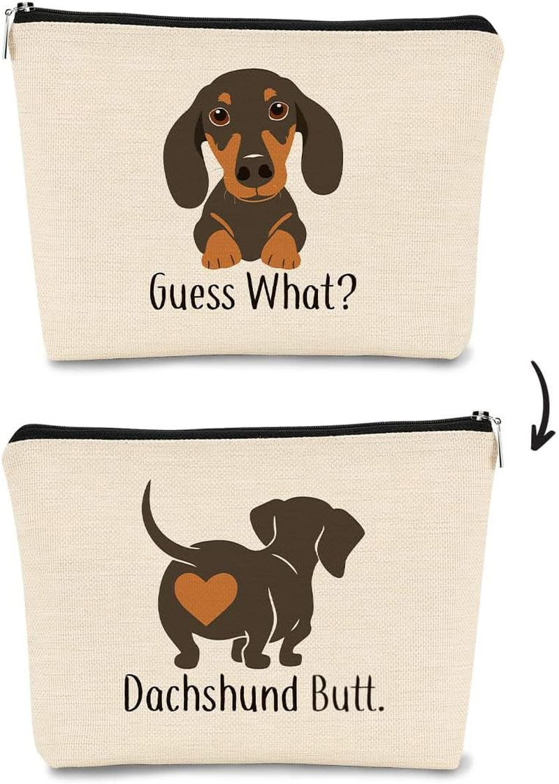 BARPER Dachshund Makeup Bag, Corgi Bag, Dog Lover Gifts for Women, Mom Gift Ideas, Animal Lover Gift, Weiner Dog