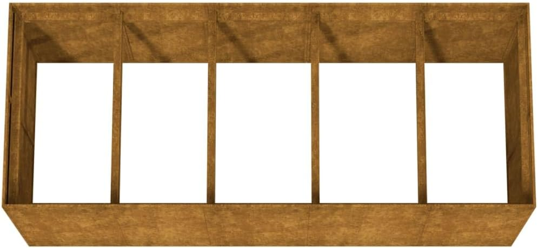 Garden Raised Bed 200X80X80 Cm Corten Steel image number 2