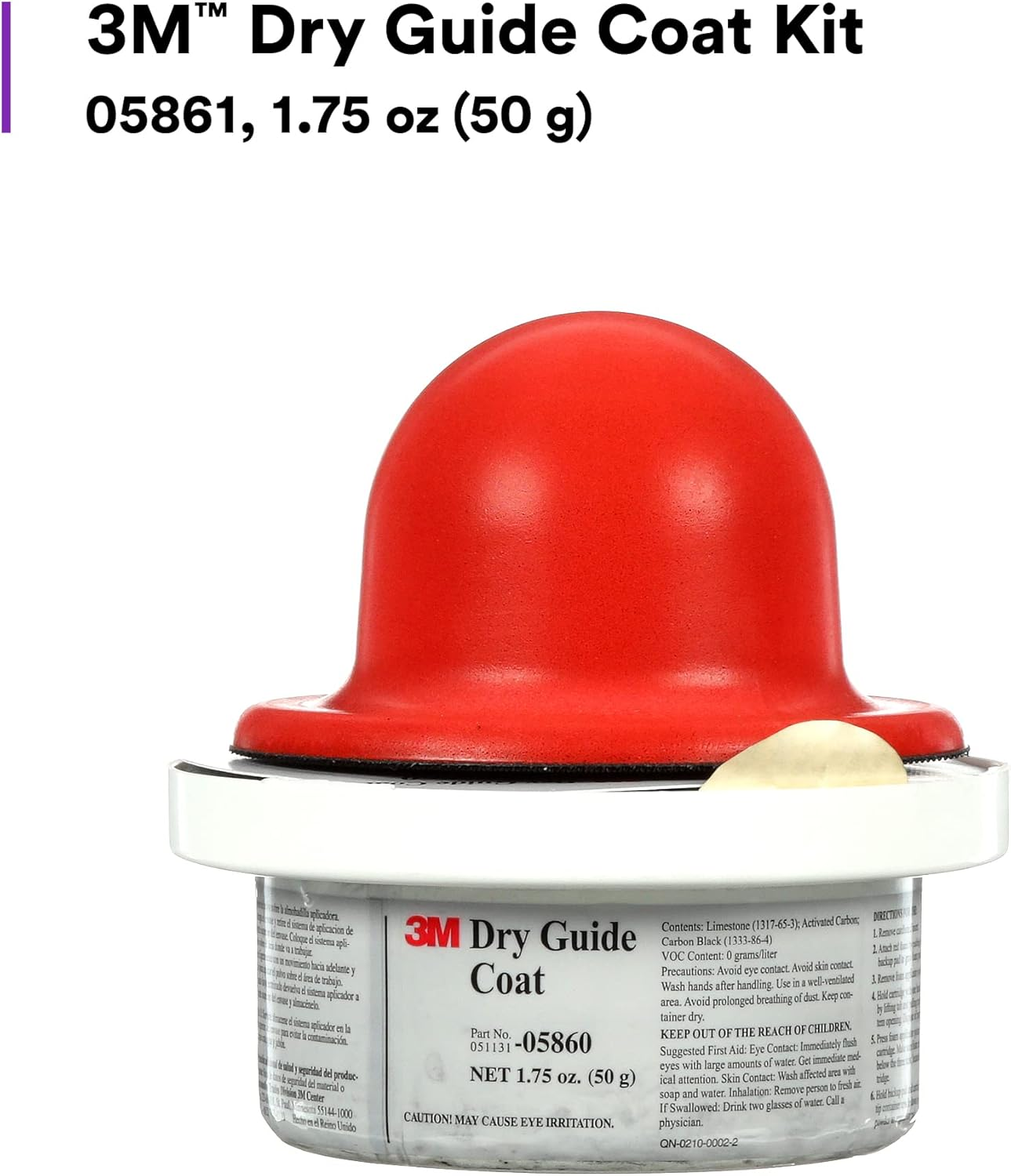 3M 05861 Dry Guide Coat Cartridge and Applicator Kit - 50 G image number 1