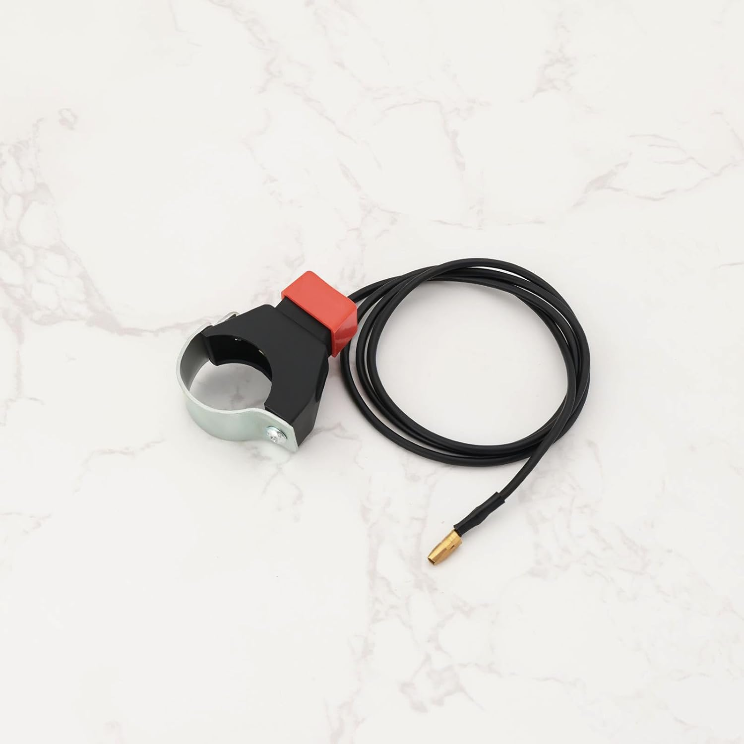 Emagtech 2Pcs Kill Switch Button Motorcycle Kill Switch 22 Mm Handlebar Kill Switch with Cable for 47CC/49CC Mini Moto Quad, Dirt Bikes, Race Bike