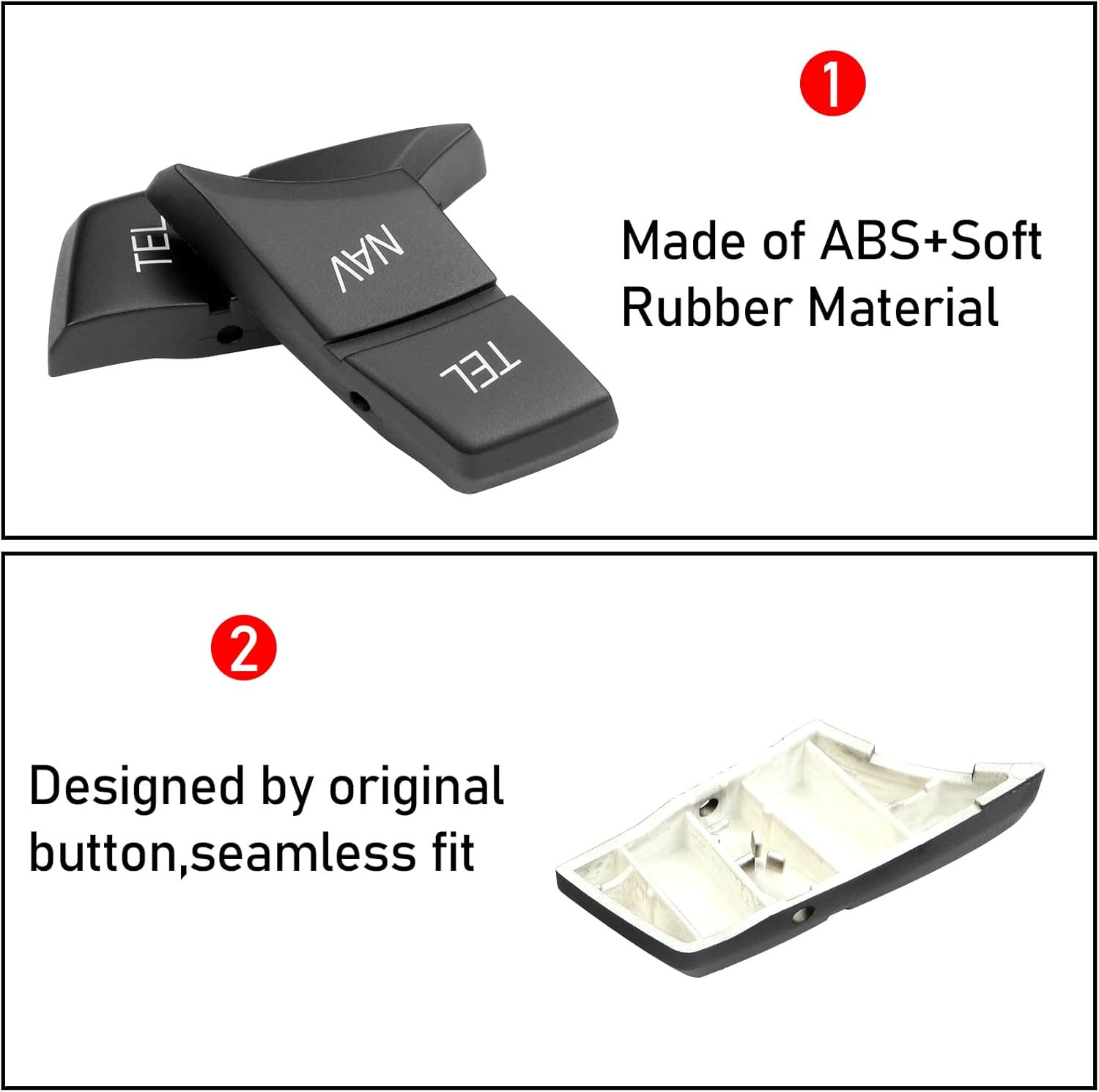Jaronx Jaroxn Compatible with BMW Idrive Replacement Button Multimedia Idrive Control Button for 1' F20/2' F22/3' F30 F31/4' F32 F33/5' F10/7' F01/I3 I01/X1 F48/X3 F25/X4 F26 Series Button Game image number 6