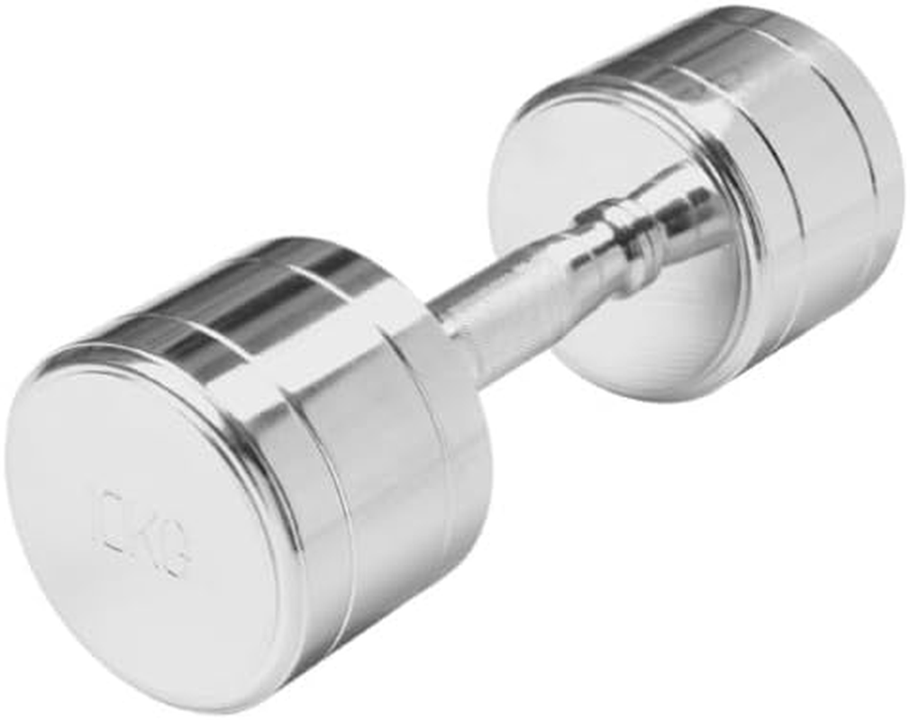 BB-SPORTS BODYMAKER Chrome Dumbbell (Rolling Type), 22.0 Lbs (10 Kg), CDR