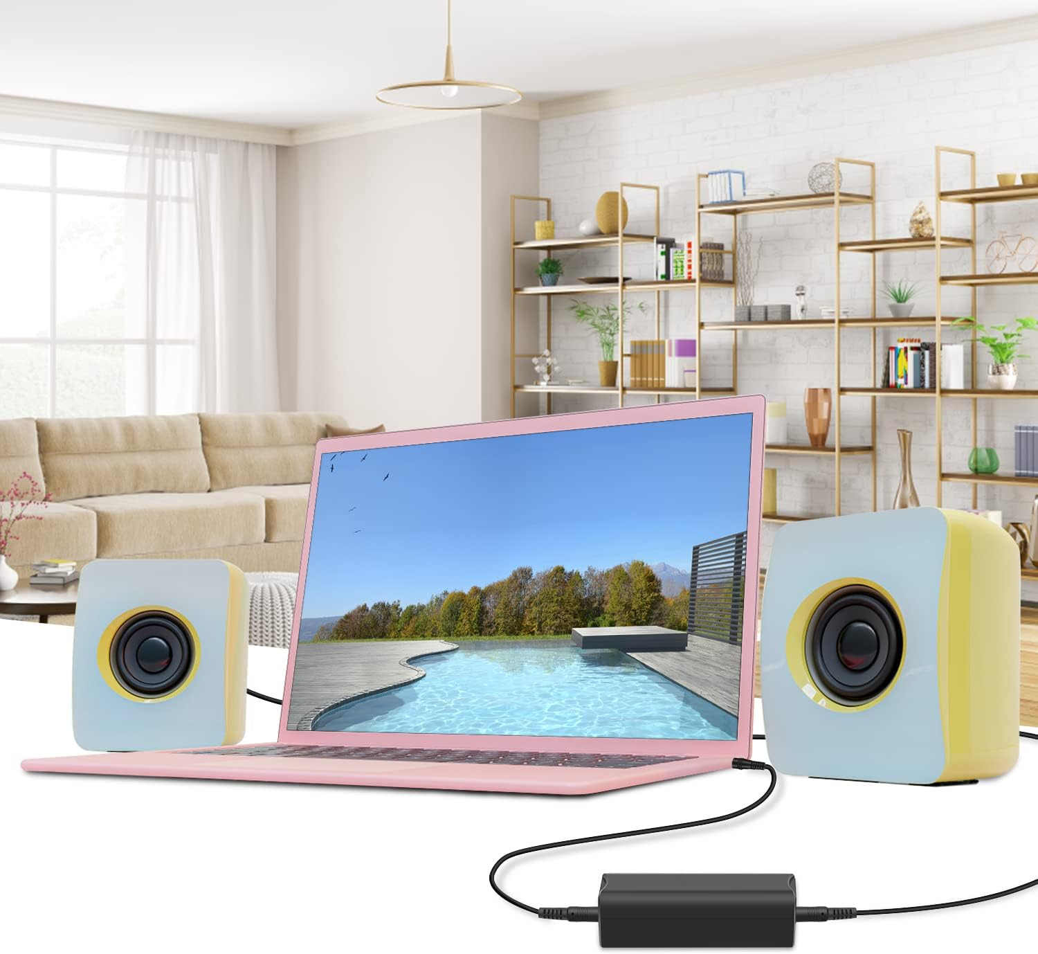 Friencity Ground Loop Filter Noise Isolator with 3.5Mm (1/8&rdquo;) Audio Cable for Car Audio/Home Stereo System, Eliminate Humming and Buzzing Noises Completely image number 2