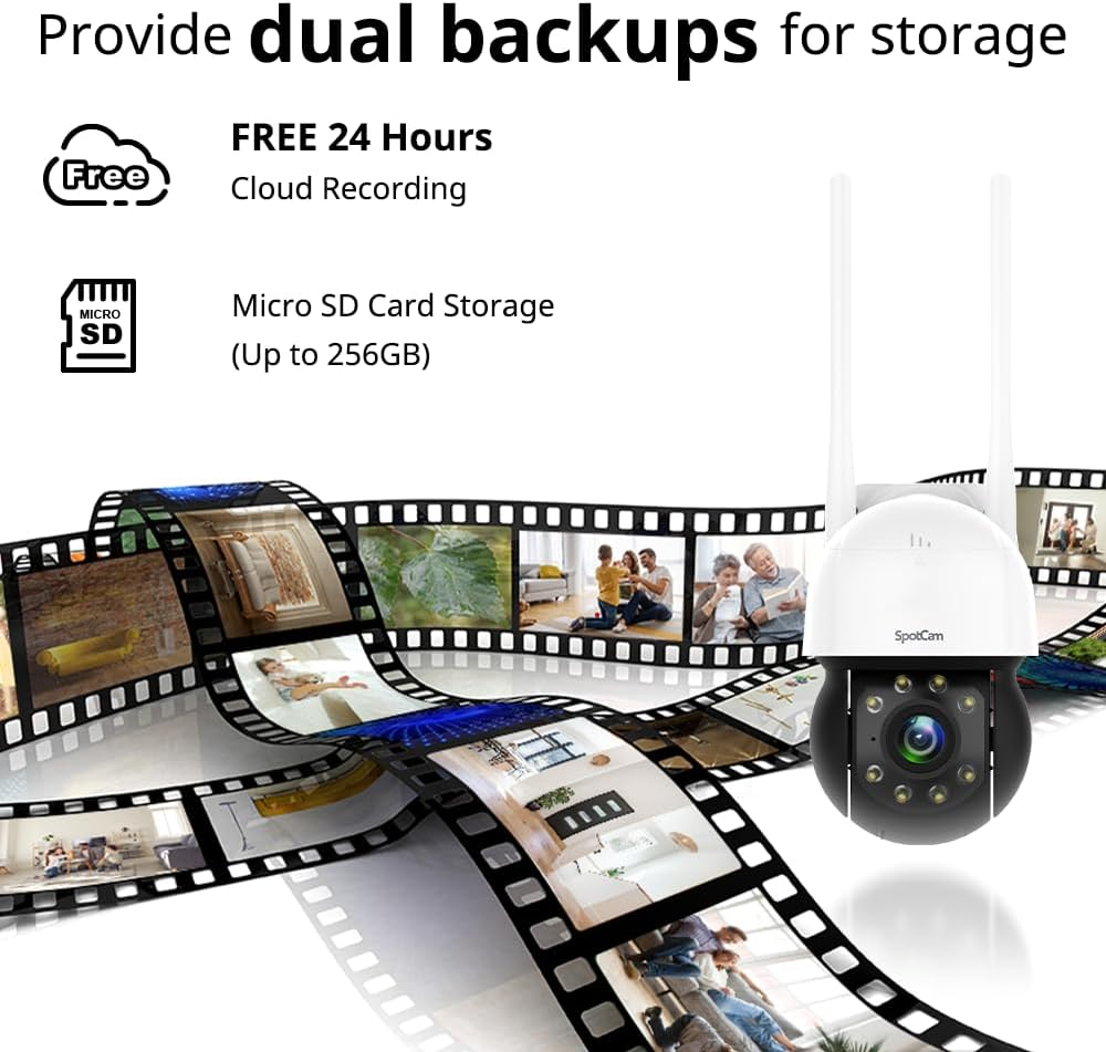 Spotcam 128GB Extreme Microsdxc UHS-I Memory Card, 128GB Microsdxc Full HD & 4K UHD, UHS-I, U3, A2, V30, Expanded Storage for Surveillance Camera image number 4