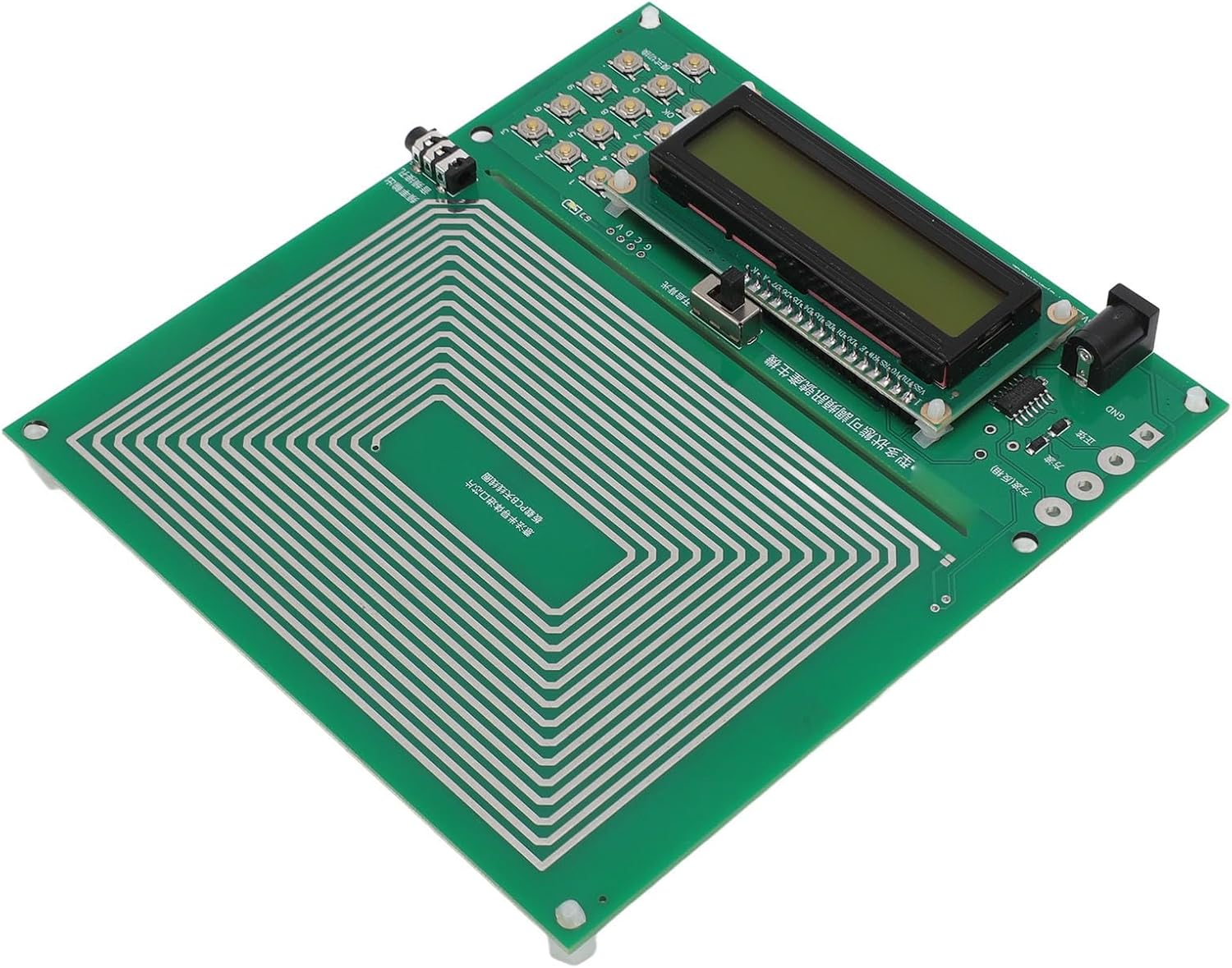 Generator, 0.01‑100000Hz Adjustable Frequency 7.83Hz Pure Sine USB Rechargeable Ultra Low Frequency Pulse Generator, Multiple Waveforms, PCB Board