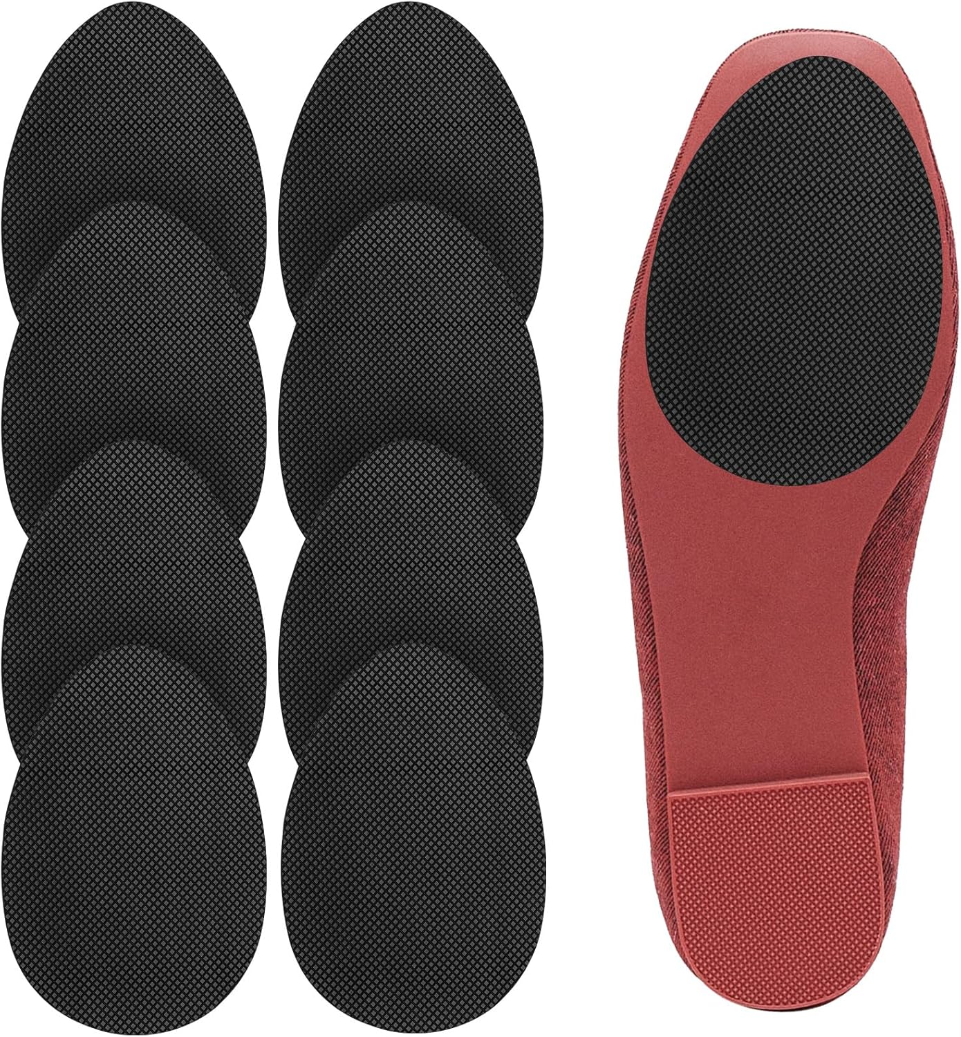Anti-Slip Shoe Pads 8 PCS, Heel Grips, Shoe Stickers for High Heels & Shoes, Durable Self-Adhesive Grip Pads for Sole Protection (4 Pairs) image number 5