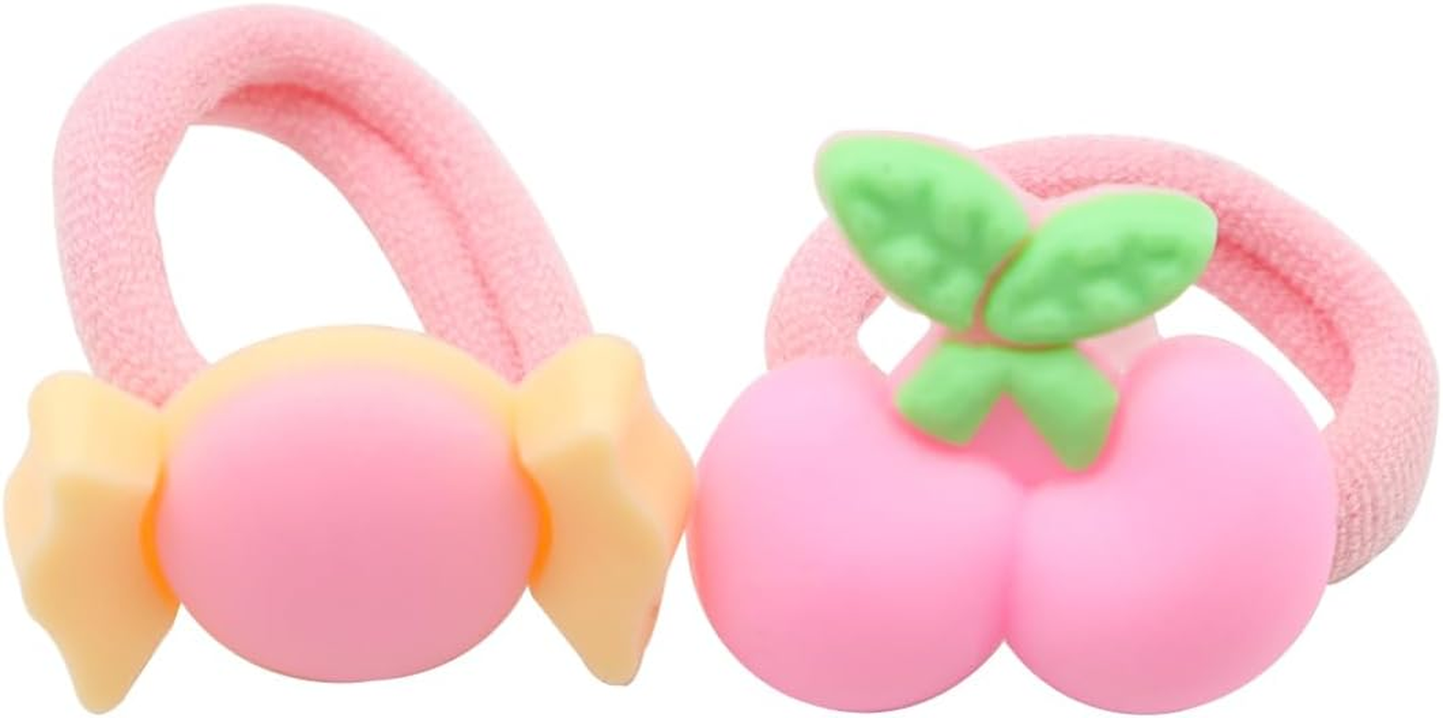 CENPEK 100 Girls Headband, Soft Seamless Bow Flower Panda Carrot Shape, Elastic Headband Ponytail Holder, Suitable for Girls Hair without Damage Accessories image number 3