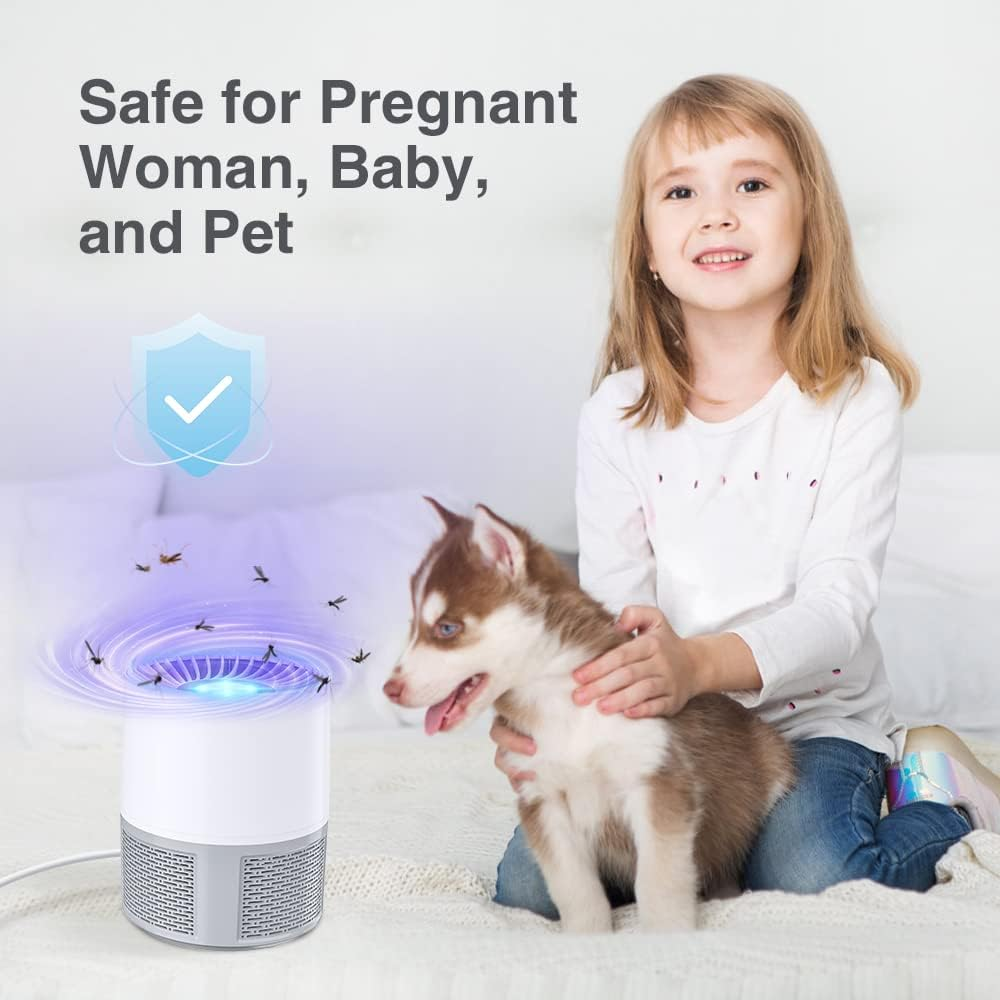 Mosquito Killer Lamp, Bug Zapper, Portable Zappers USB Rechargeable Mosquito Killer Lamp, Indoor Outdoor Use Bug Zapper Powerful Attractant for Backyard Patio Camping image number 3