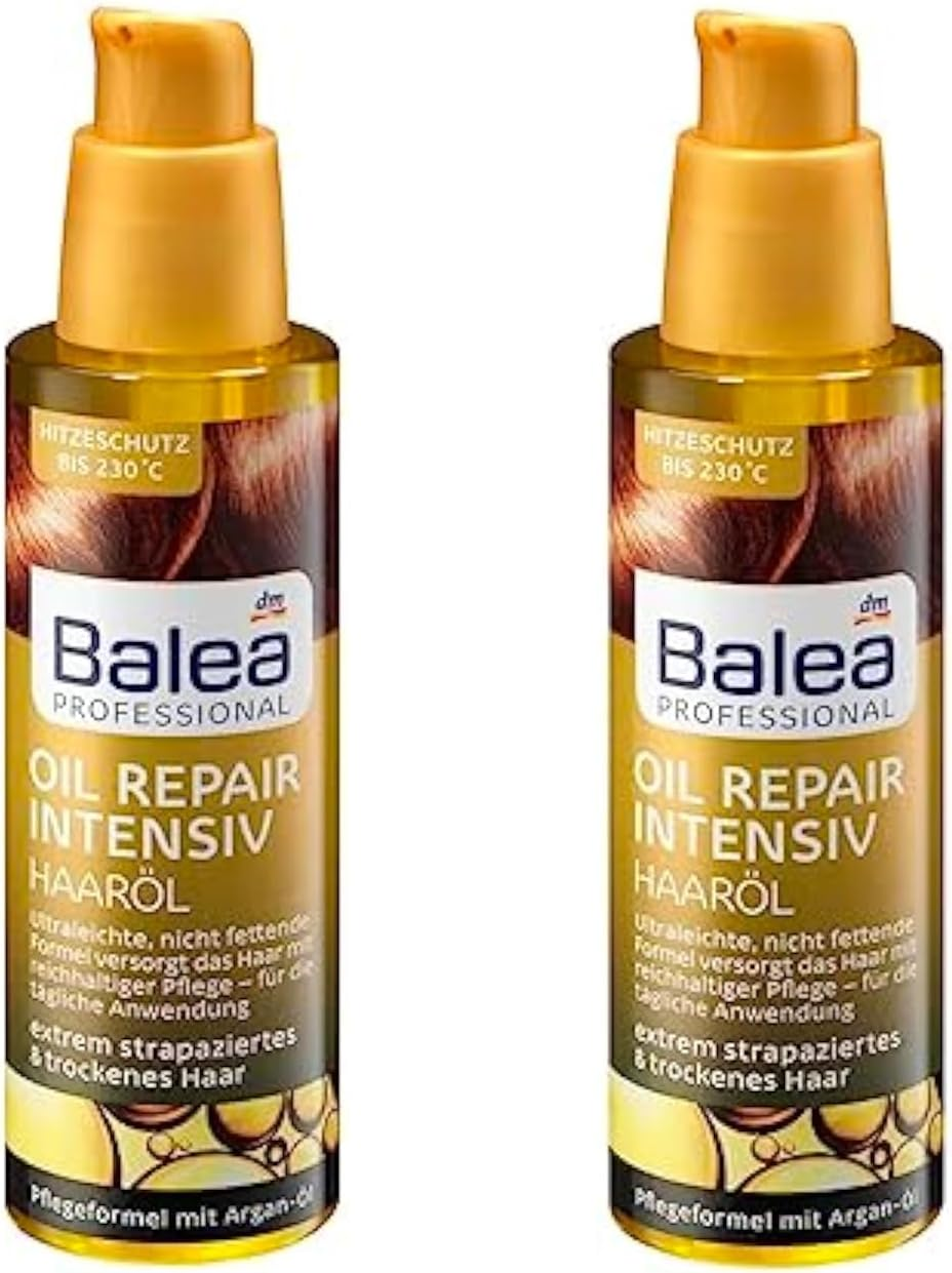 Balea Professional Hair Oil Oil Repair Intensive, 100 Ml (Pack of 2) - German Product