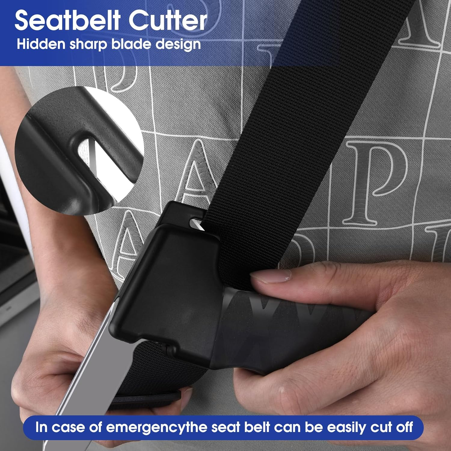 Elderly Automobile Assist Handles, Portable Vehicle Support Handles, Seat Belt Cutters, Window Breakers; for All Vehicles image number 1