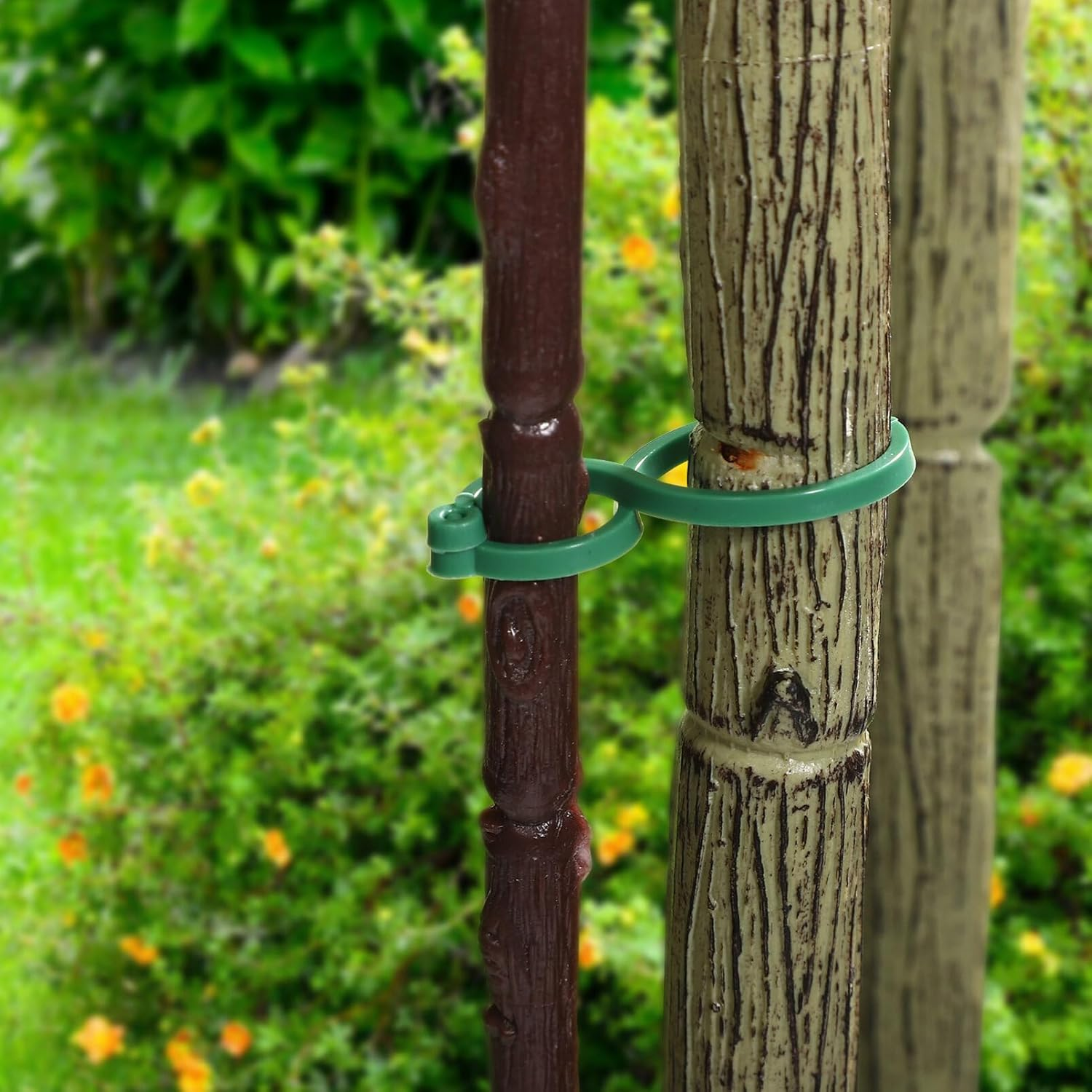 POPETPOP 100Pcs Plant Support Clips Gardening Buckle Buckles for Securing Plants Garden Clips for Tomatoes image number 2