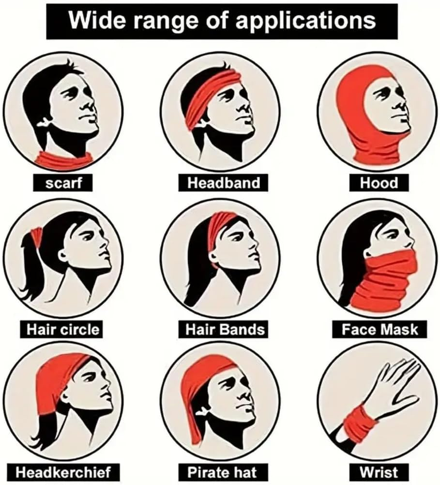 AZRAGON Ice Silk Arm Sleeves & Headscarf Set - UV Protection Cooling Sport Accessories for Cycling, Basketball, Outdoor Activities,Anti-Pilling & Quick-Dry Technology (2-Pack)