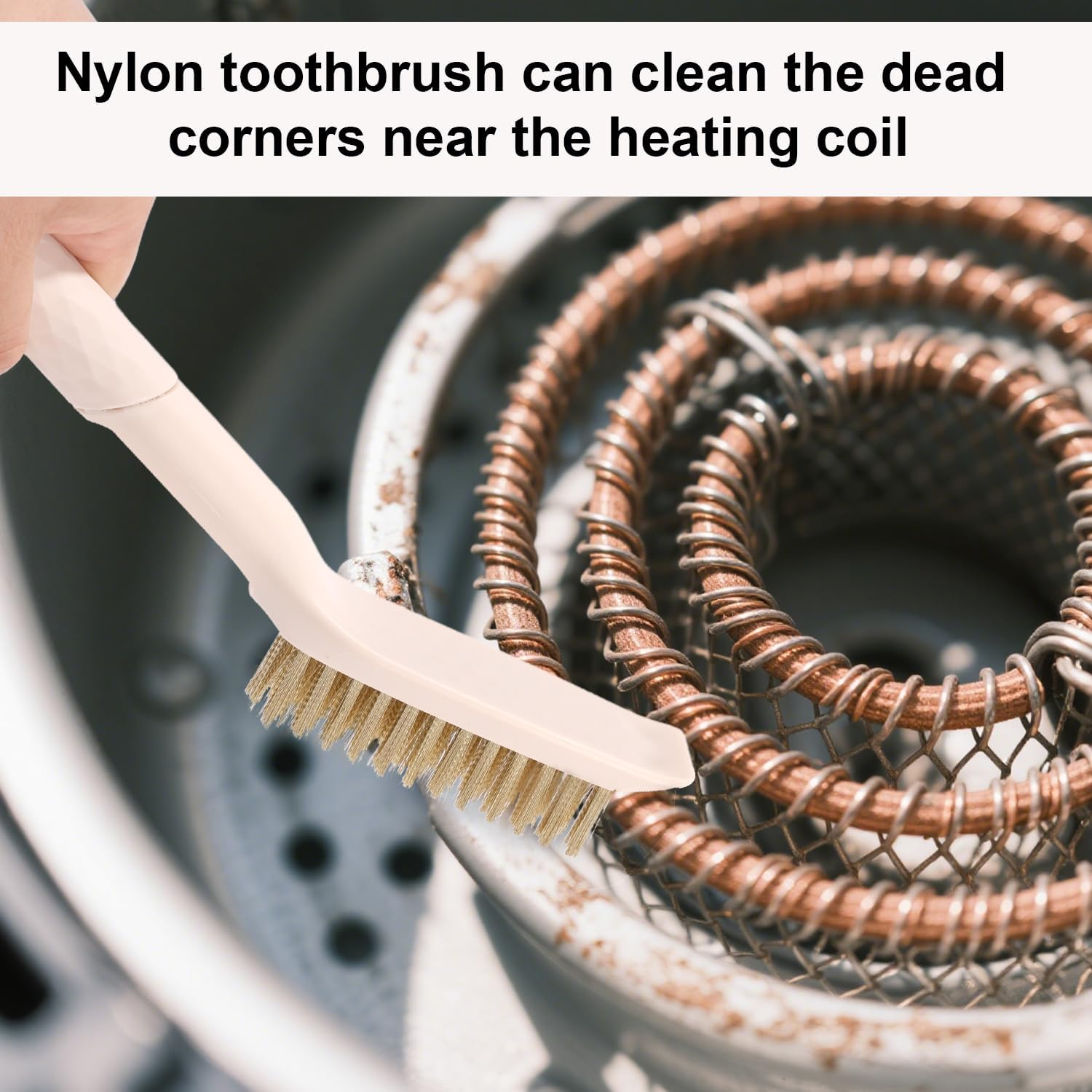 7Pcs Air Fryer Cleaning Kit, Air Fryer Cleaning Brush with 3 Style Brushes Sponge Towel Kitchen Clean Accessories for Stubborn Grease & Food Residue Removal image number 4