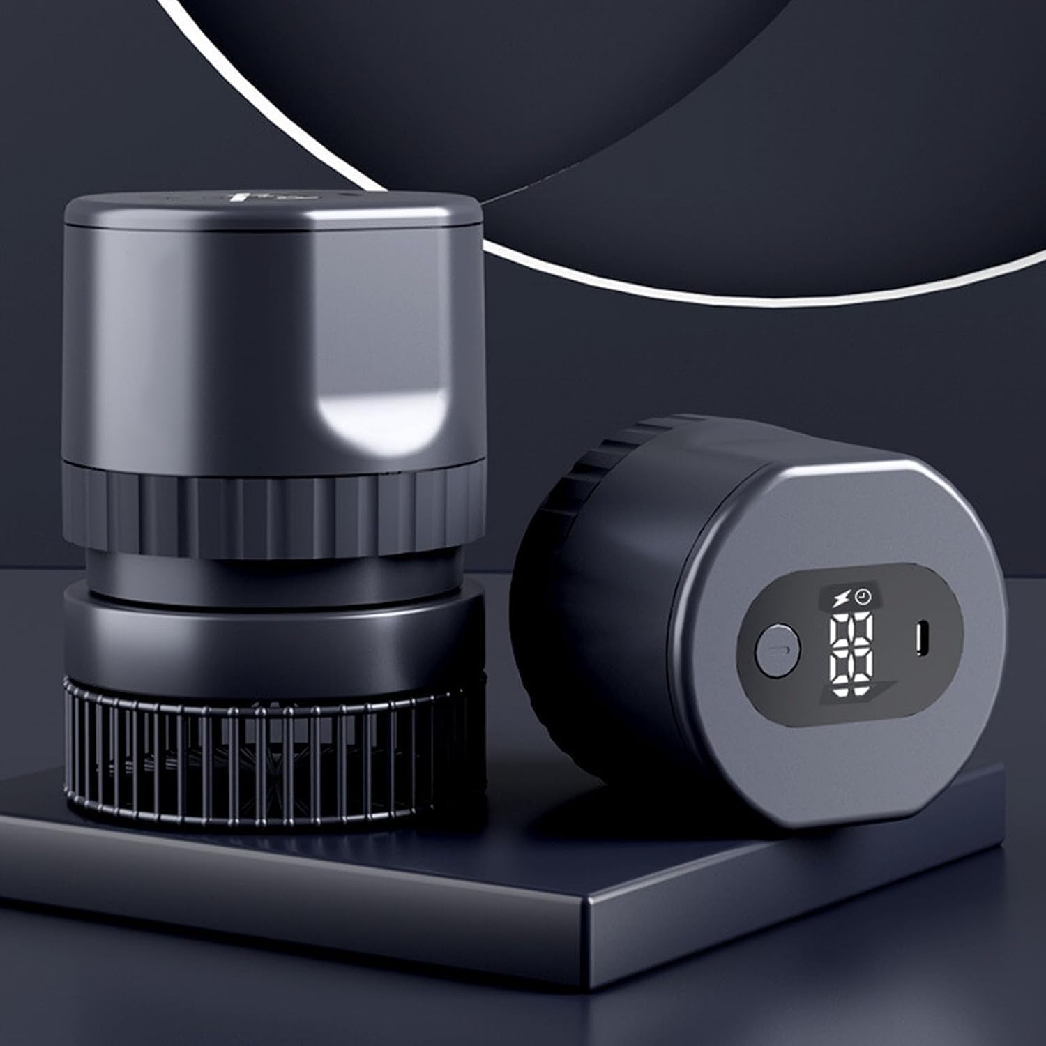 Mason Genie Vacuum Sealer, 2024 New Electric Mason Jar Vacuum Sealer, Cordless Everjar Vacuum Sealer for Wide Mouth and Regular Mouth Mason Jars for Food Storage (Black) image number 6