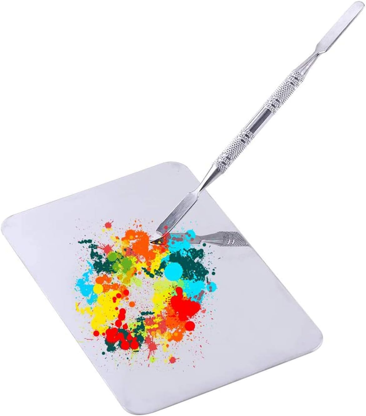 Mixing Palette Stainless Steel Tool for Nail Pigment image number 1